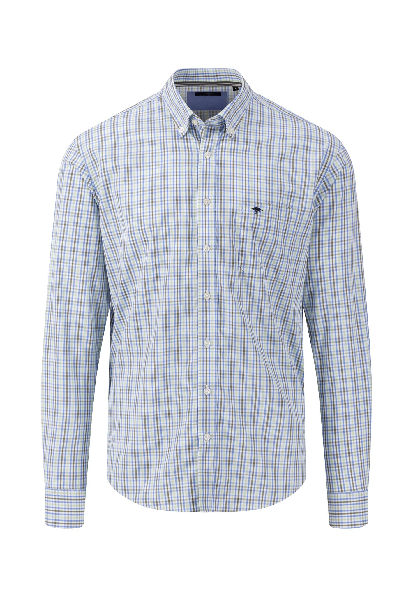 FYNCH-HATTON Karohemd, mit Button-Down-Kragen