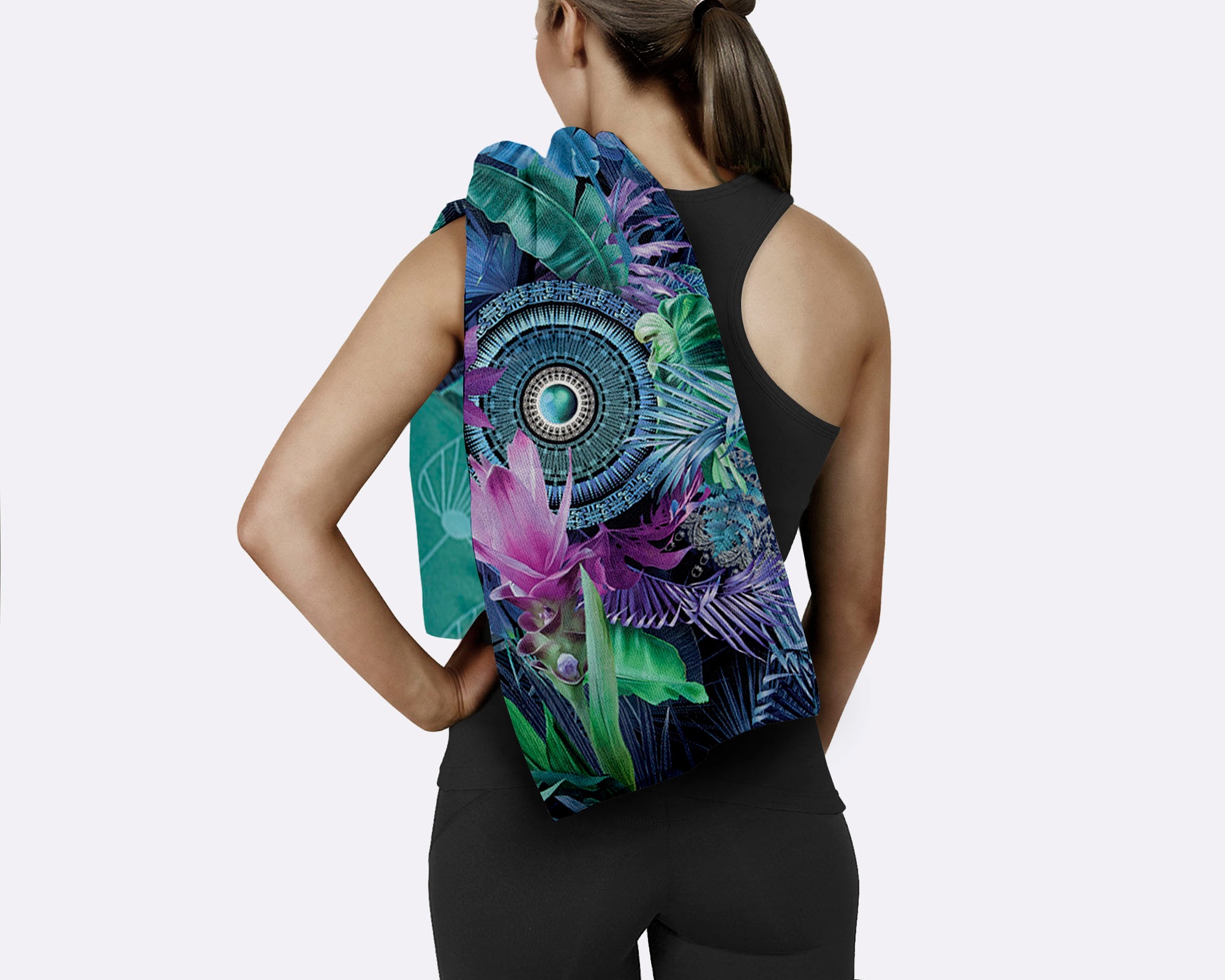 Thumbnail - hip Strandtuch "Zehra" Baumwolle, Velours, Weich, Strand, Erwachsen, Dunkel