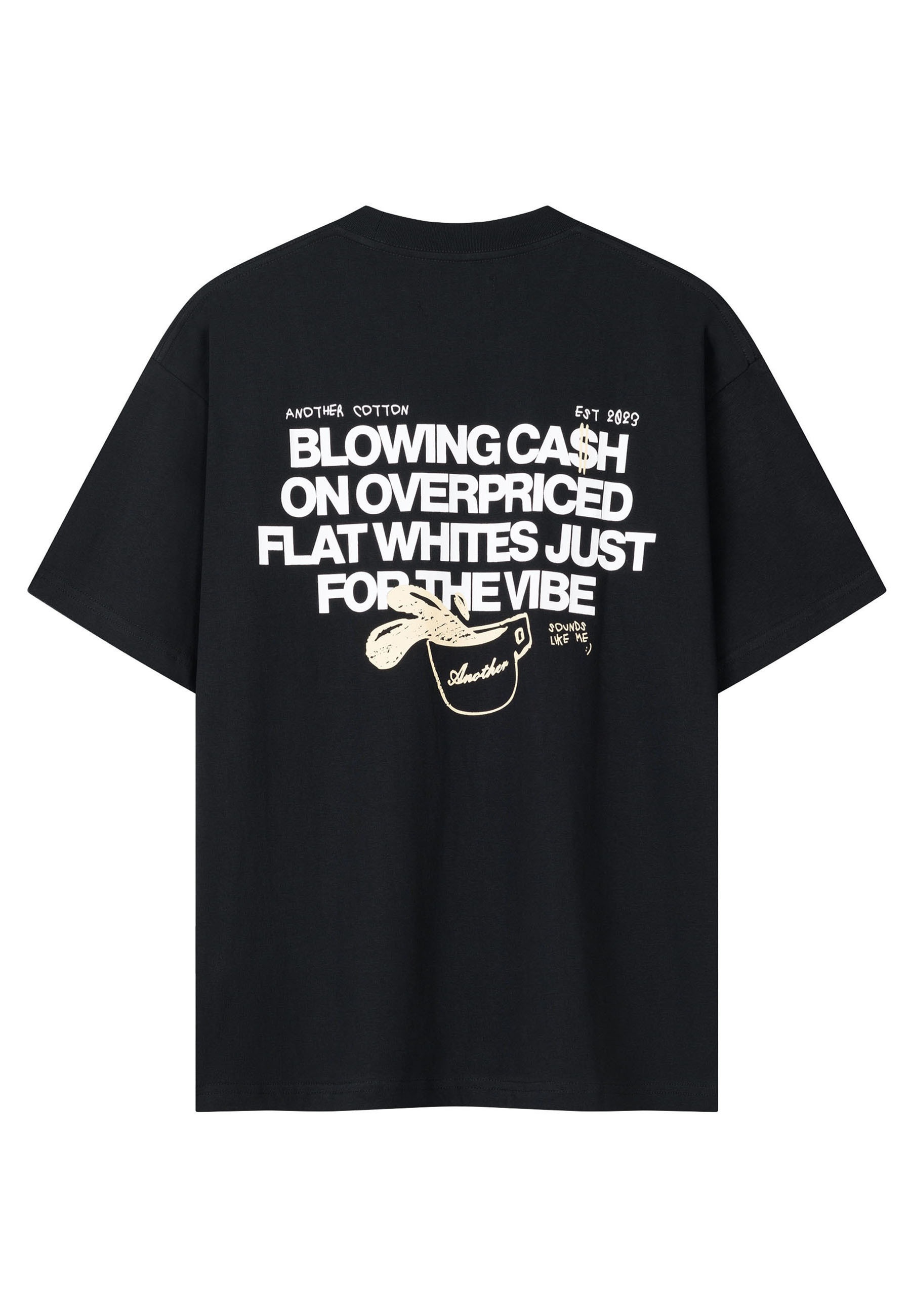 Another Cotton Lab T-Shirt »Another Cotton Lab Overpriced Flat Whites T-Shirt« 1