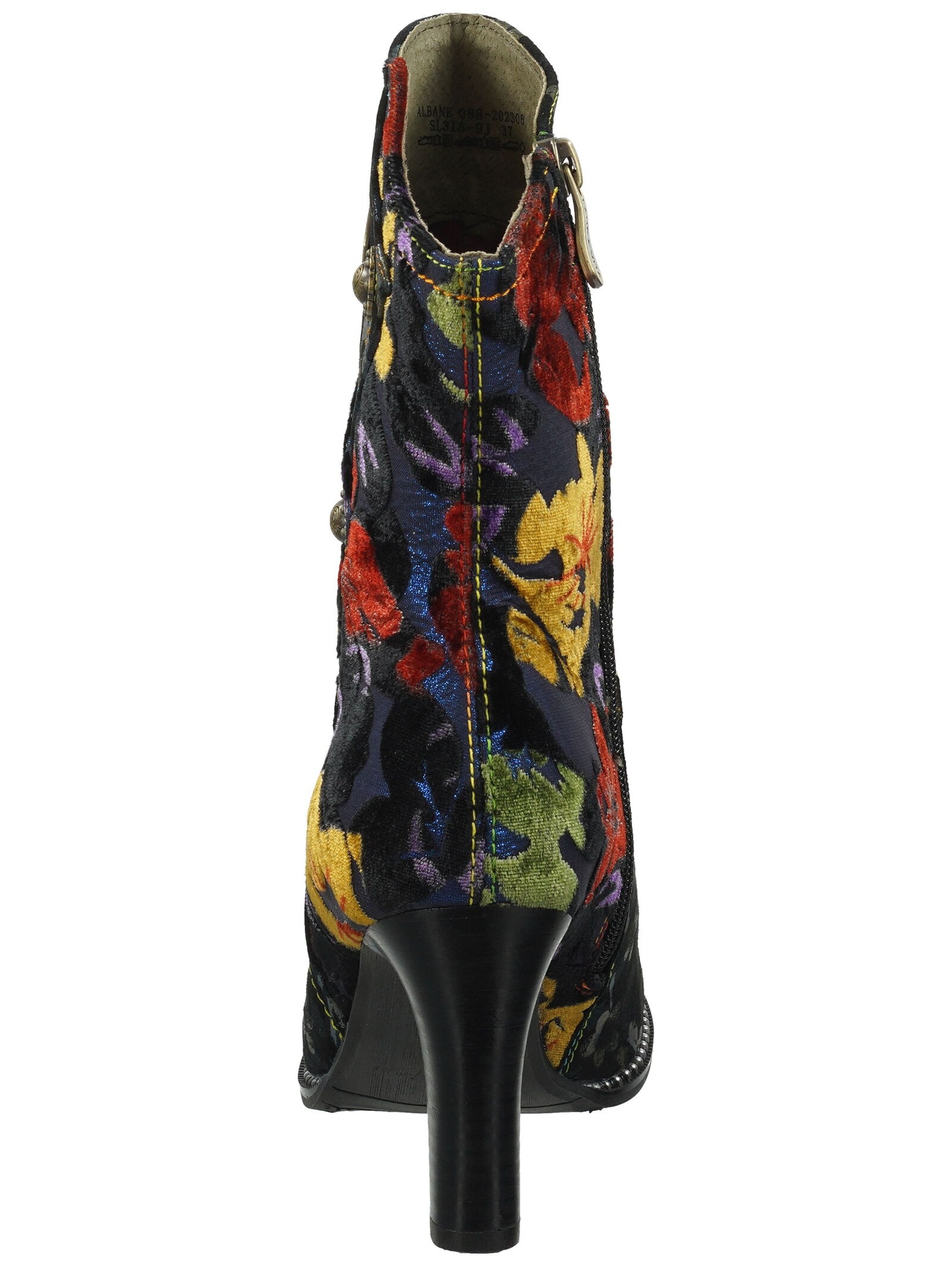 LAURA VITA High-Heel-Stiefelette »LAURA VITA Stiefelette Leder/Textil«