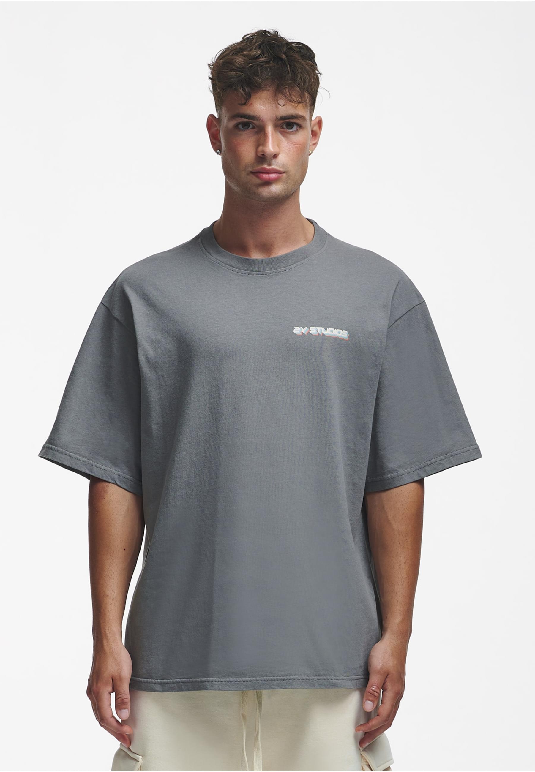 2Y Studios T-Shirt »2Y Studios Herren 2Y Good Vibes Only Oversize Tee«, (1 tlg.)