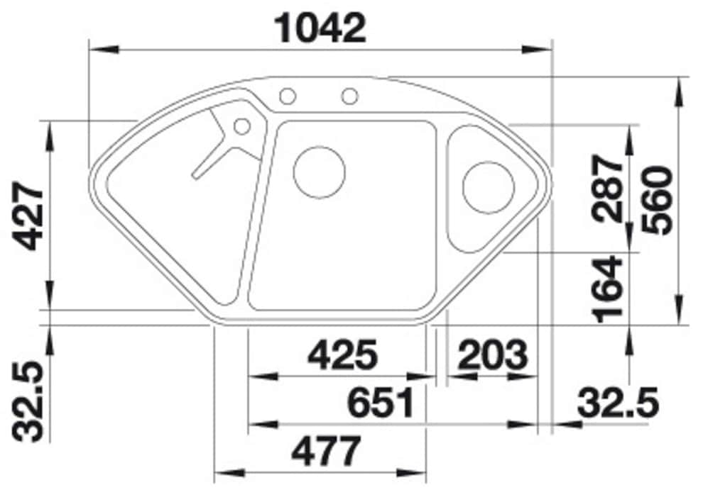 Blanco Granitspüle »BLANCODELTA II-F« 1 Stk. tlg. erhältlich in mehreren Farben, inkl. Multifunktionsschale Edelstahl