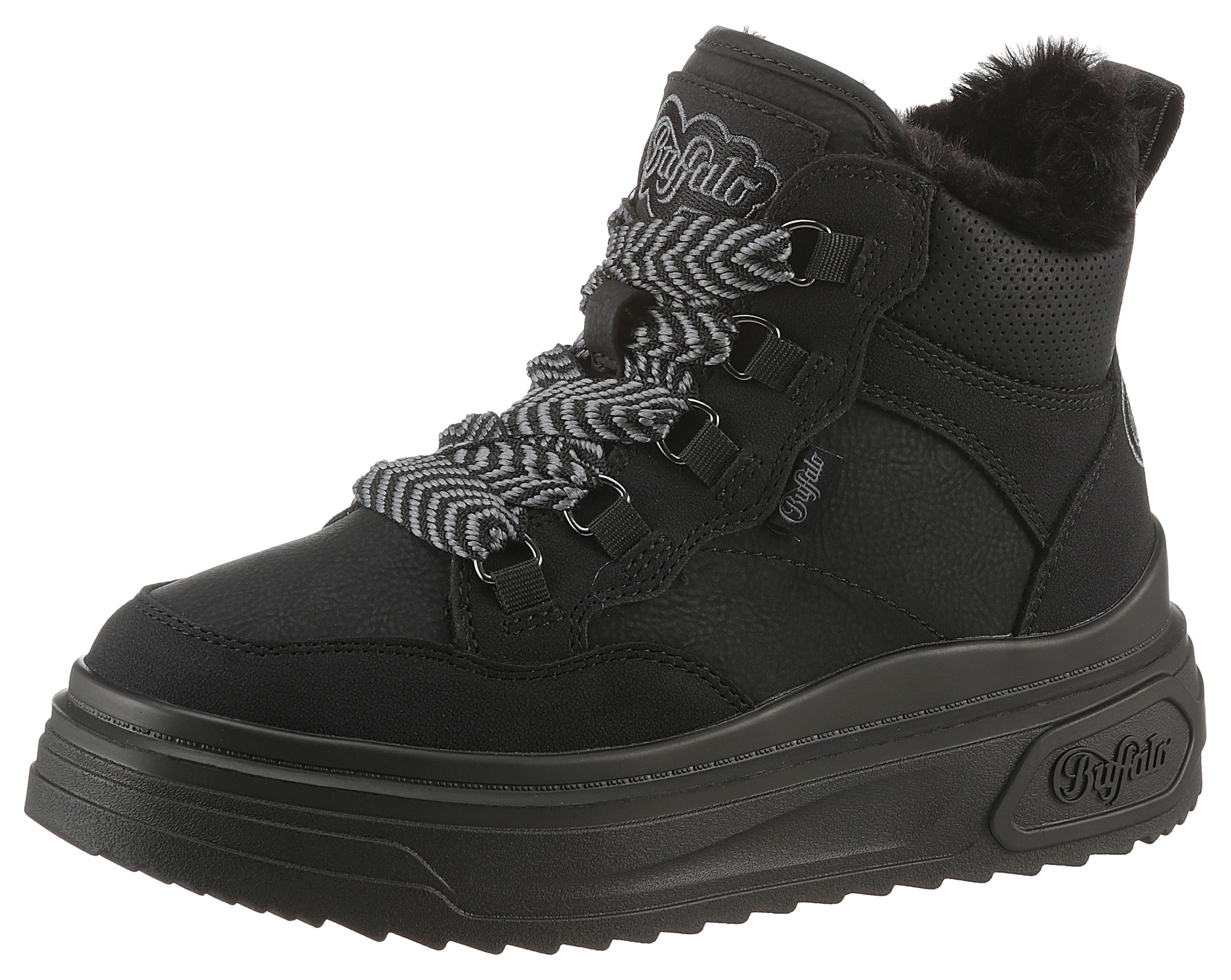 Buffalo Schnürboots "VECTRA MID WARM", Winterboots, High top Sneaker in veganer Verarbeitung