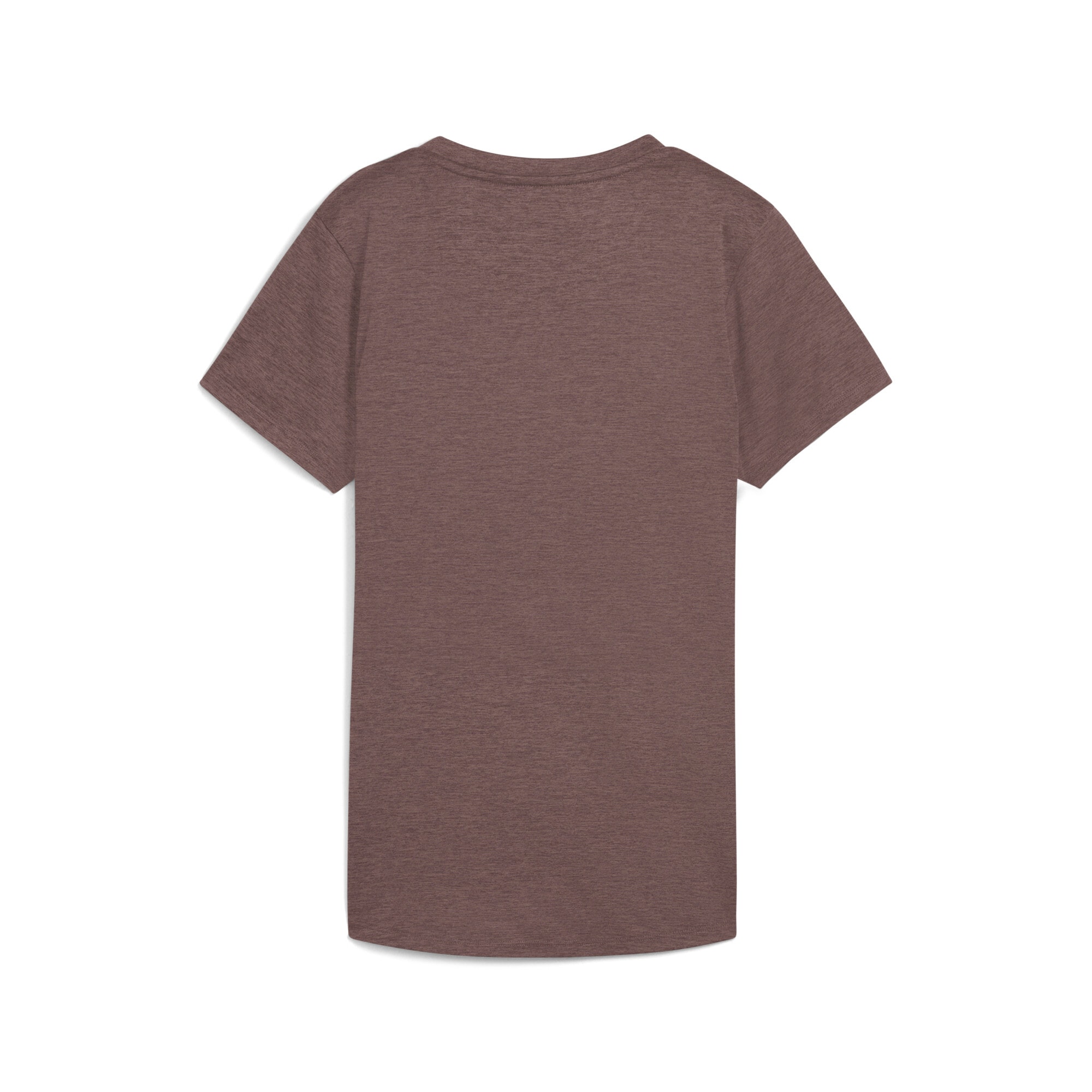 PUMA Trainingsshirt »W TAD ESSENTIAL HEATHER TEE« mit kleinem Logo auf der Brust, Kurzarm, in normaler Länge