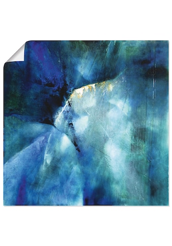 Artland Wandbild »Komposition in blau«, Gegenstandslos, (1 St.), in vielen Größen &... kaufen