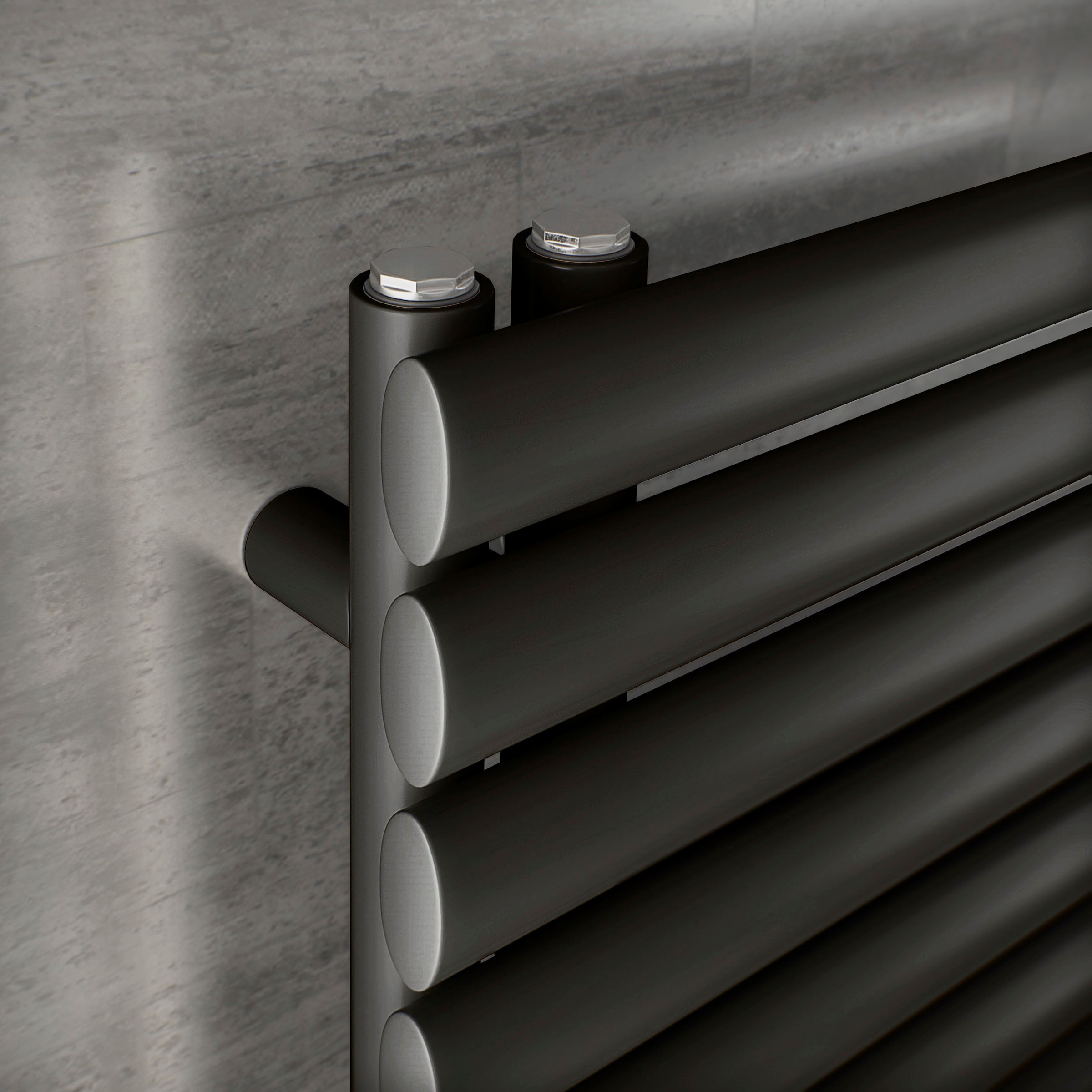 Ximax Elektrischer Badheizkörper »Fortuna-Open, 1802 mm x 600 mm«, 900 Watt, Heizstab Typ 3, Anthrazit