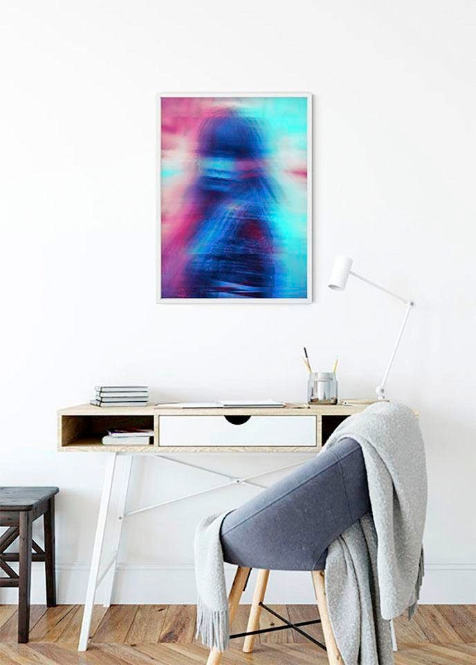 Komar Bild »Neon Girl«, Porträts, (1 St.), Wandbild zur Dekoration - ohne Rahmen