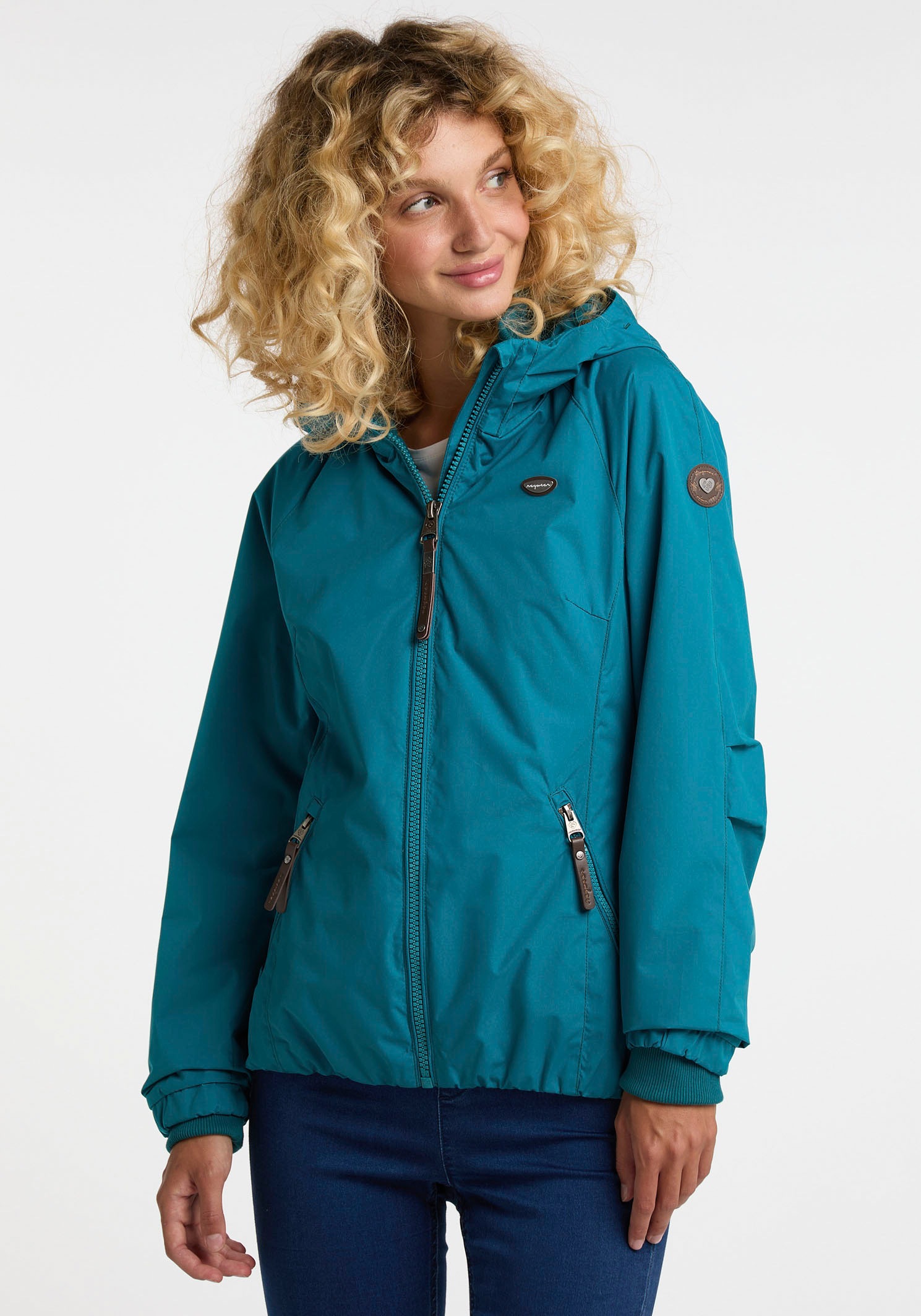 Ragwear Funktionsjacke »DIZZIE« mit Kapuze sportive Übergangsjacke Waterproof Fabric ZN11694