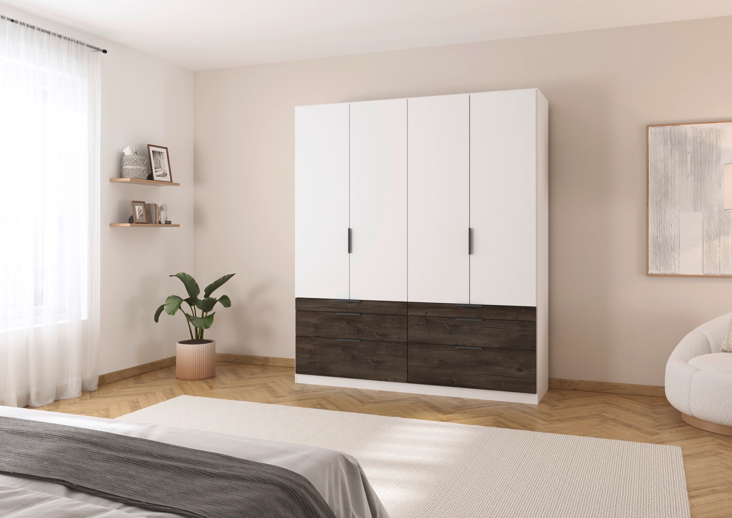 rauch Kleiderschrank "Koda" oberer Schubkasten mit praktischer Inneneinteil günstig online kaufen