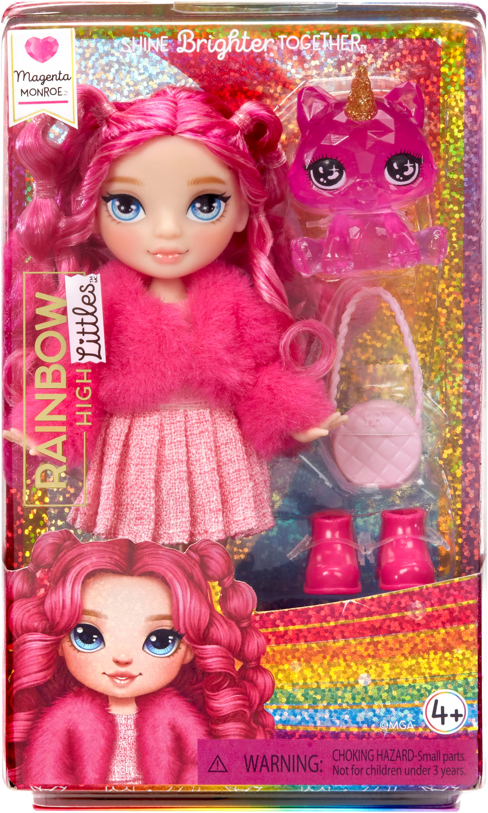 RAINBOW HIGH Anziehpuppe »Rainbow High Littles Dolls - Magenta (Pink)«