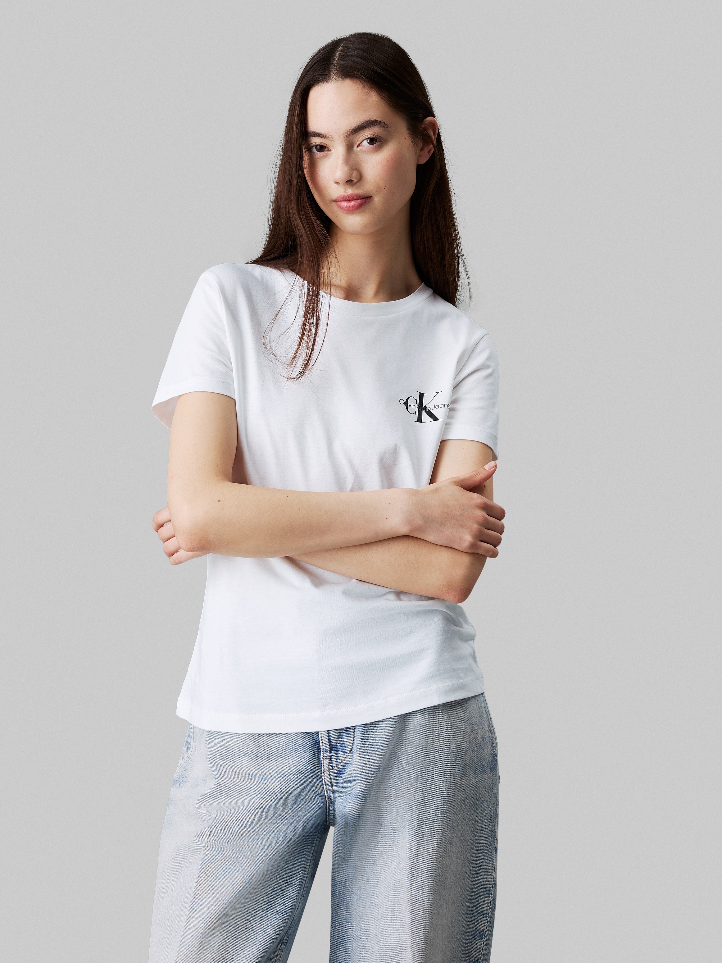 Calvin Klein Jeans Rundhalsshirt "2-PACK MONOLOGO SLIM TEE", mit Calvin Kle günstig online kaufen