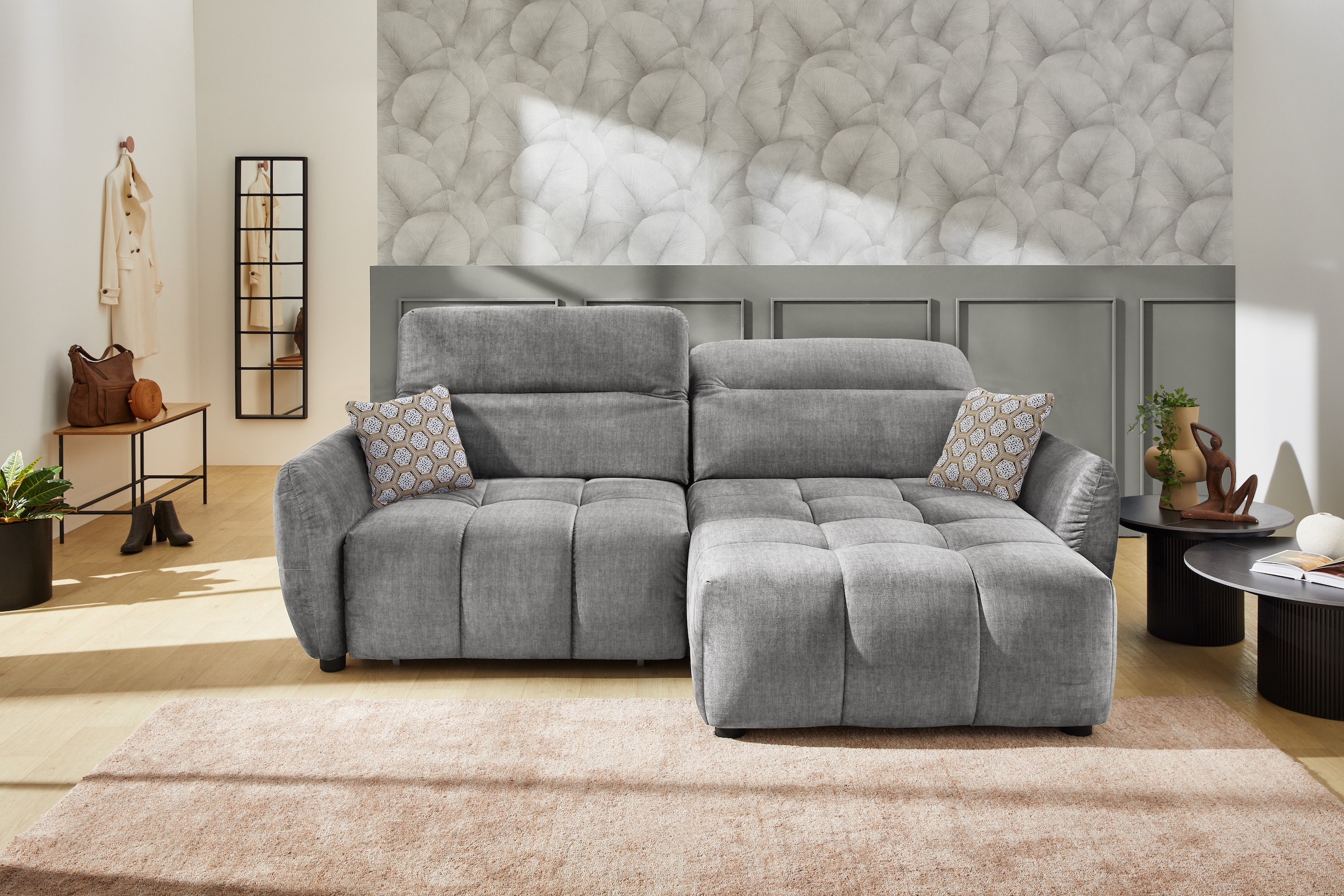 Jockenhöfer Gruppe Ecksofa "Zoom, L-Form, 140kg Belastbarkeit je Sitzplatz" günstig online kaufen