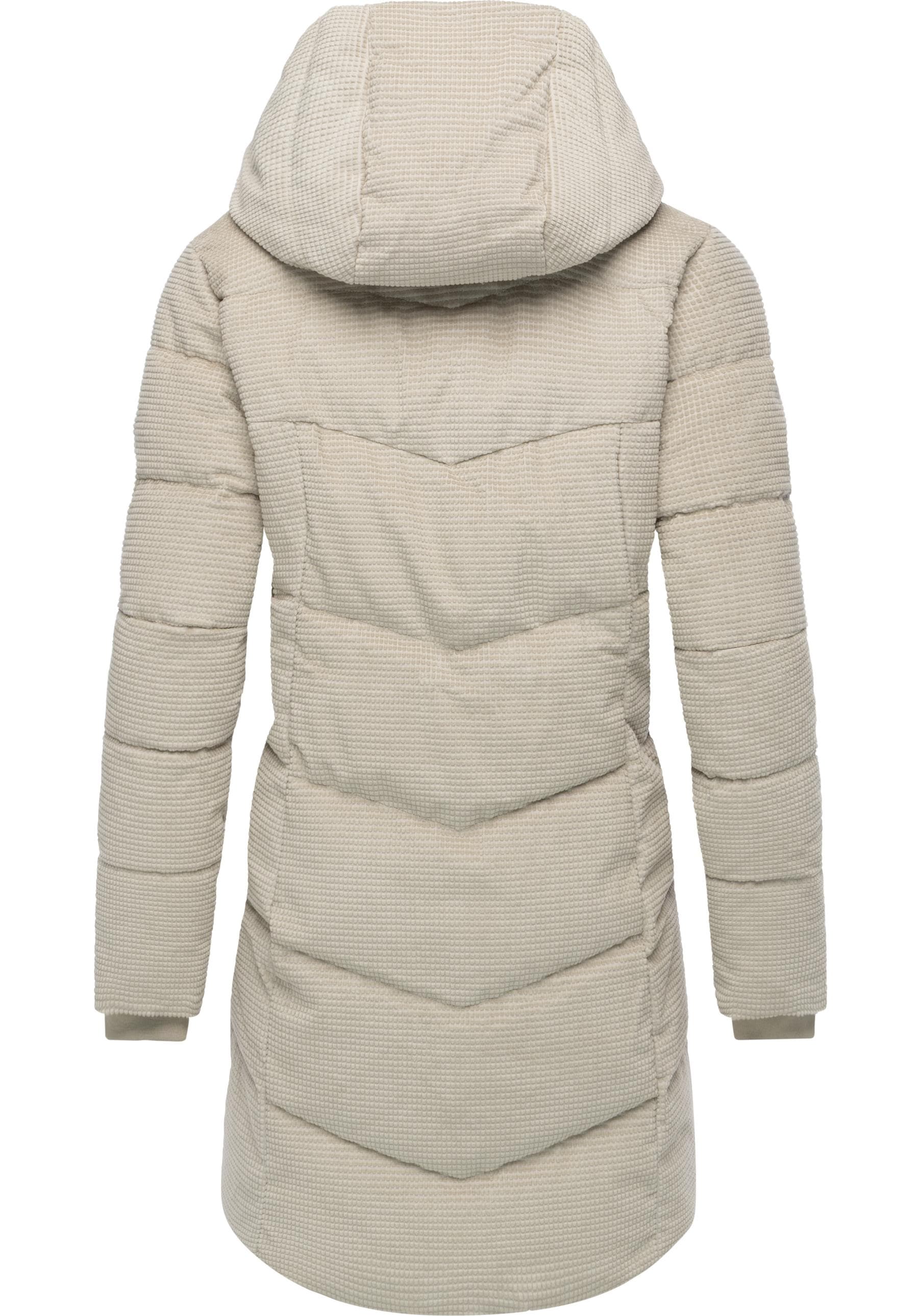 Ragwear Wintermantel »Pavla Cordy YOUMODO«, Wasserdichter Steppmantel in Kord-Optik