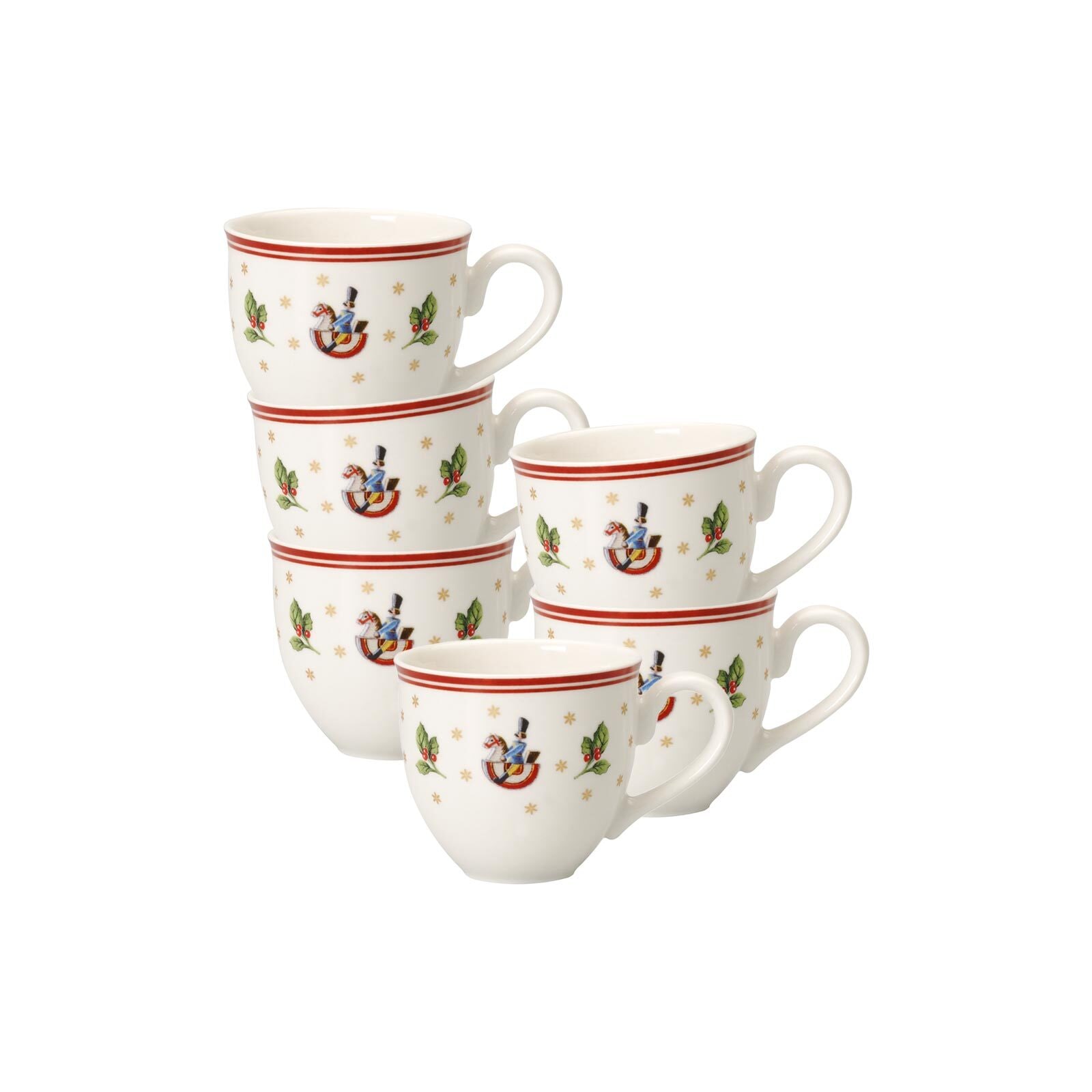 VILLEROY & BOCH Espressotasse "Espressotassen Toy's Delight 70 ml 6er Set bunt", 6 tlg., bunt, Trinkgefäße