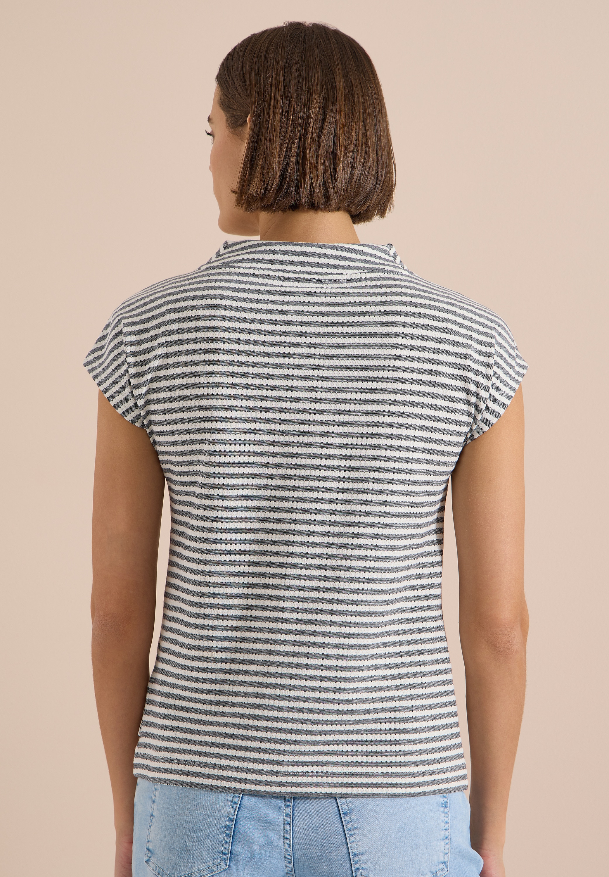 Cecil T-Shirt mit strukturiertem Muster
