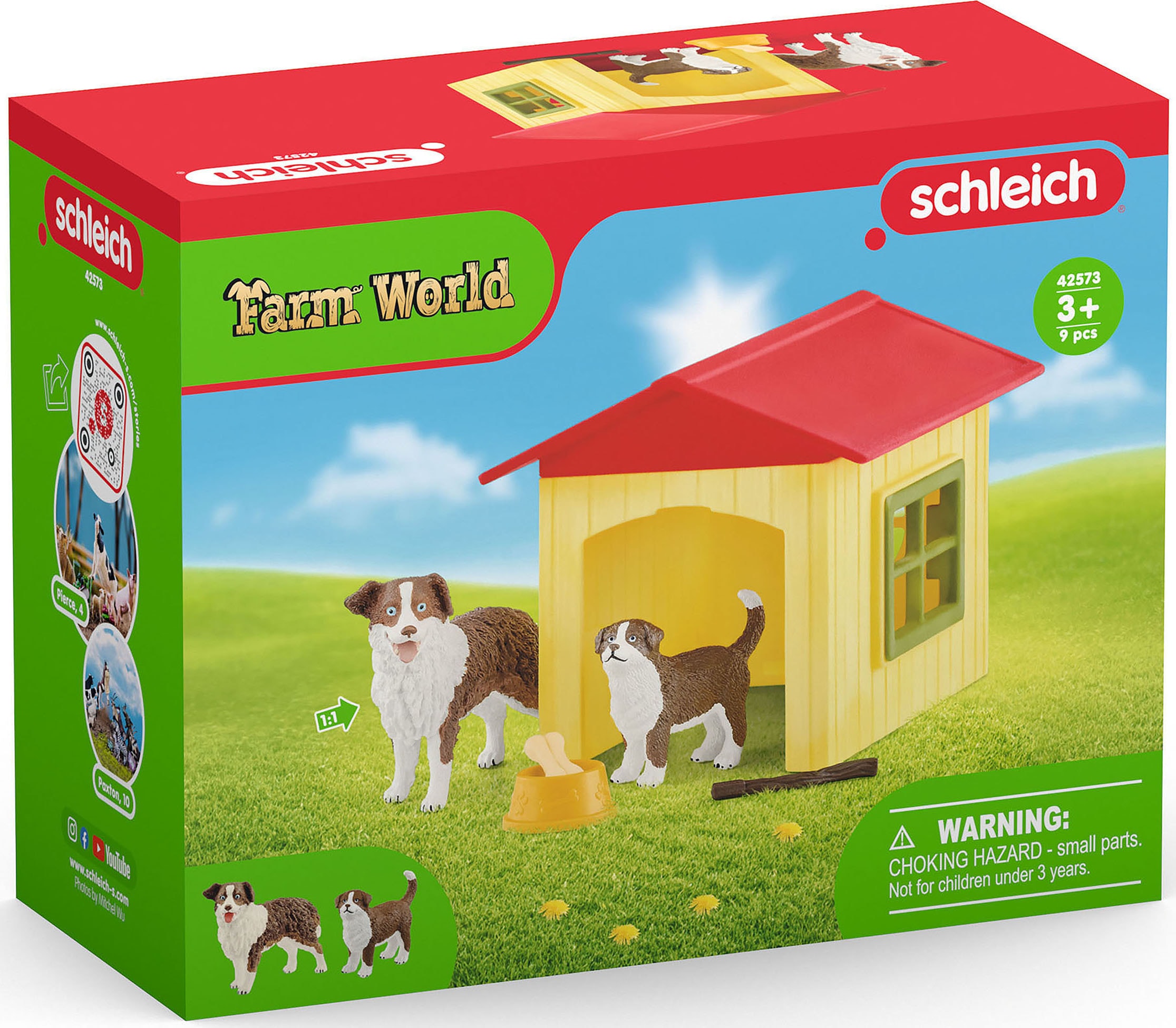 Schleich® Spielwelt »FARM WORLD, Hundehütte (42573)«