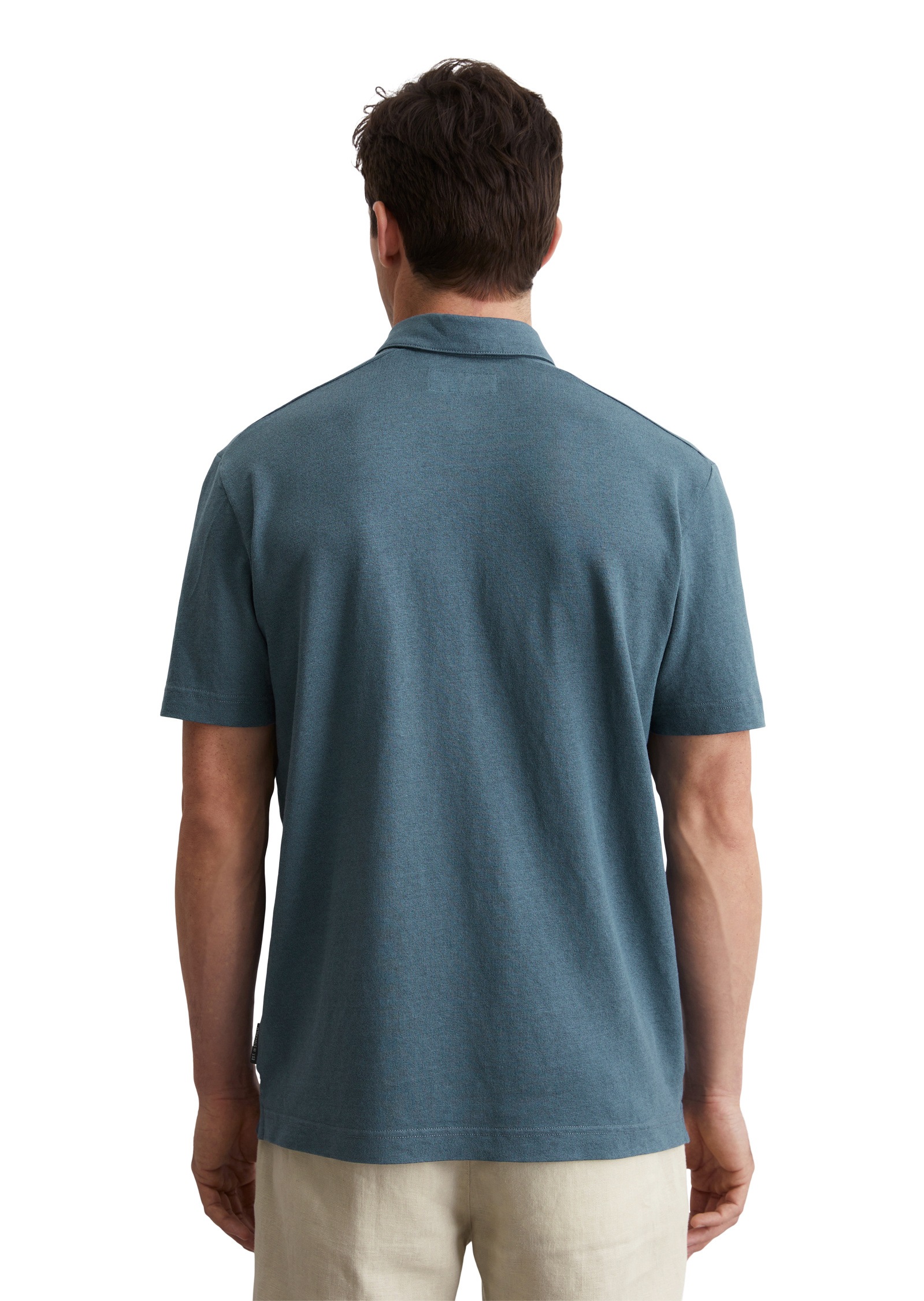 Marc O'Polo Poloshirt »aus hochwertigem Leinen-Mix«