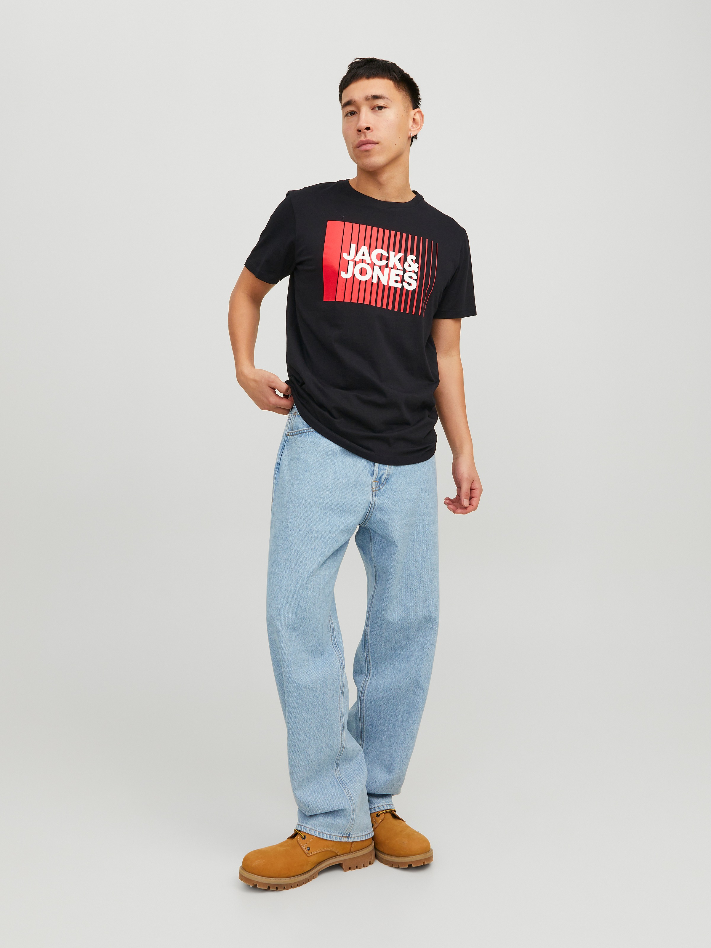 Jack & Jones Rundhalsshirt »JJECORP LOGO TEE PLAY SS O-NECK NOOS«
