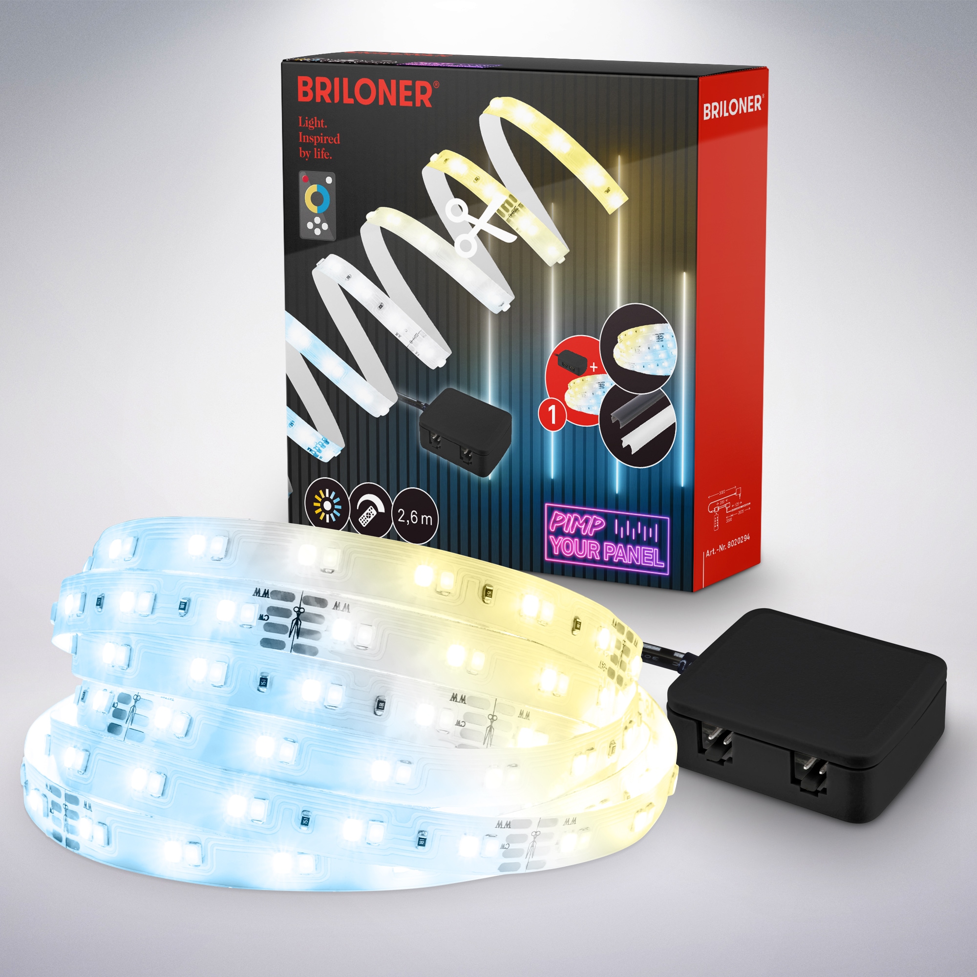 Briloner Leuchten LED-Streifen »Pimp your Panel LED Stri...