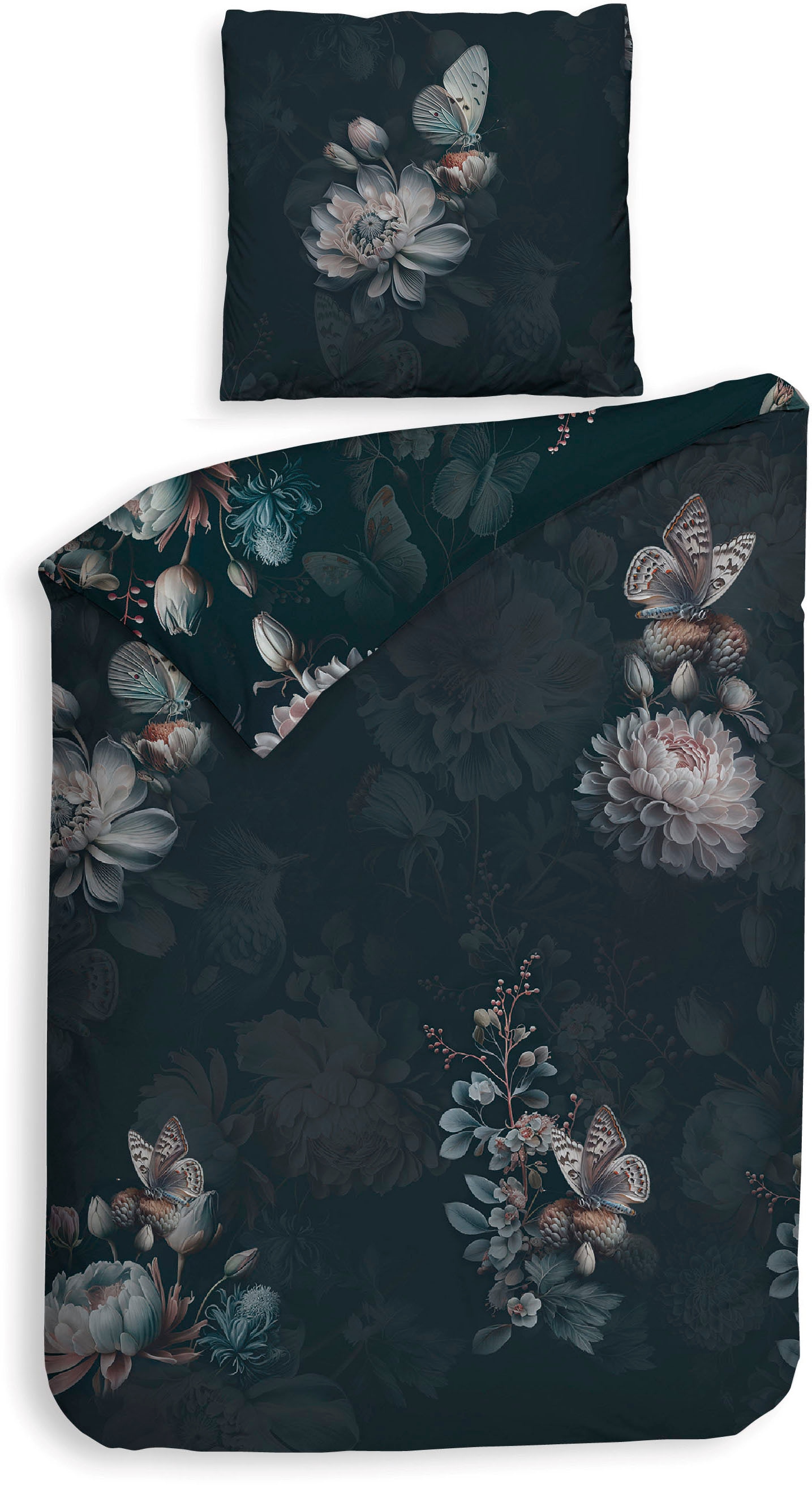 Heckett & Lane Bettwäsche »Milos«, Bettwäsche aus hochwertigem Mako-Satin, Bettwäsche ab 135x200 cm