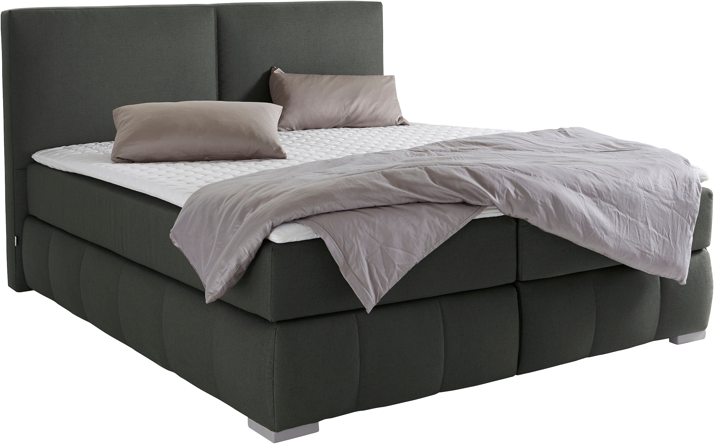 Guido Maria Kretschmer Home&Living Boxspringbett »Wehma«, inkl. Topper in 3 verschiedenen Matratzen, auch in Samtstoff