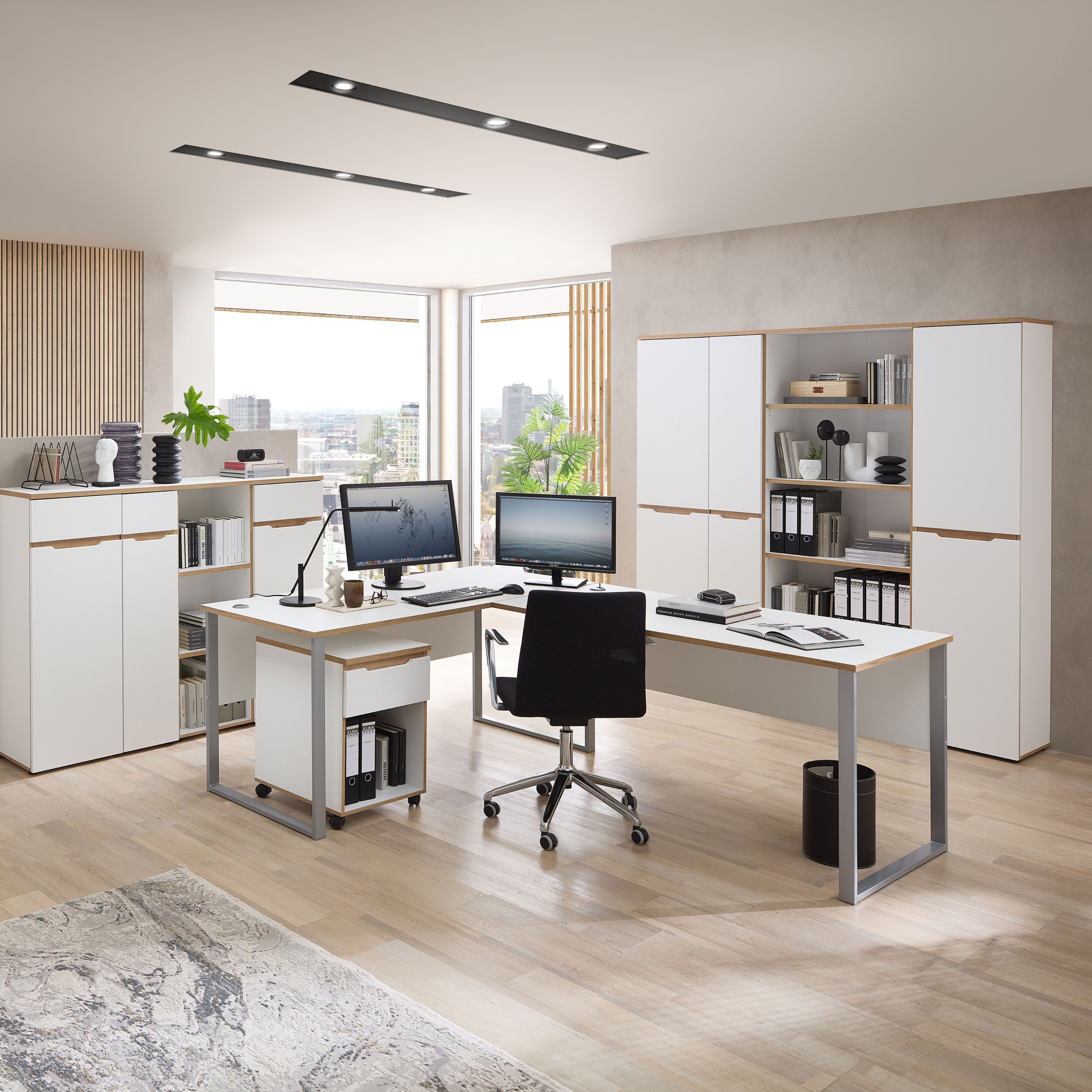 Innostyle Aktenschrank »Memphis Aktenschrank,45x122x38cm (B/H/T)« 1 Stk. tlg. 1 türig, Soft-Close, ABS-Kantenschutz