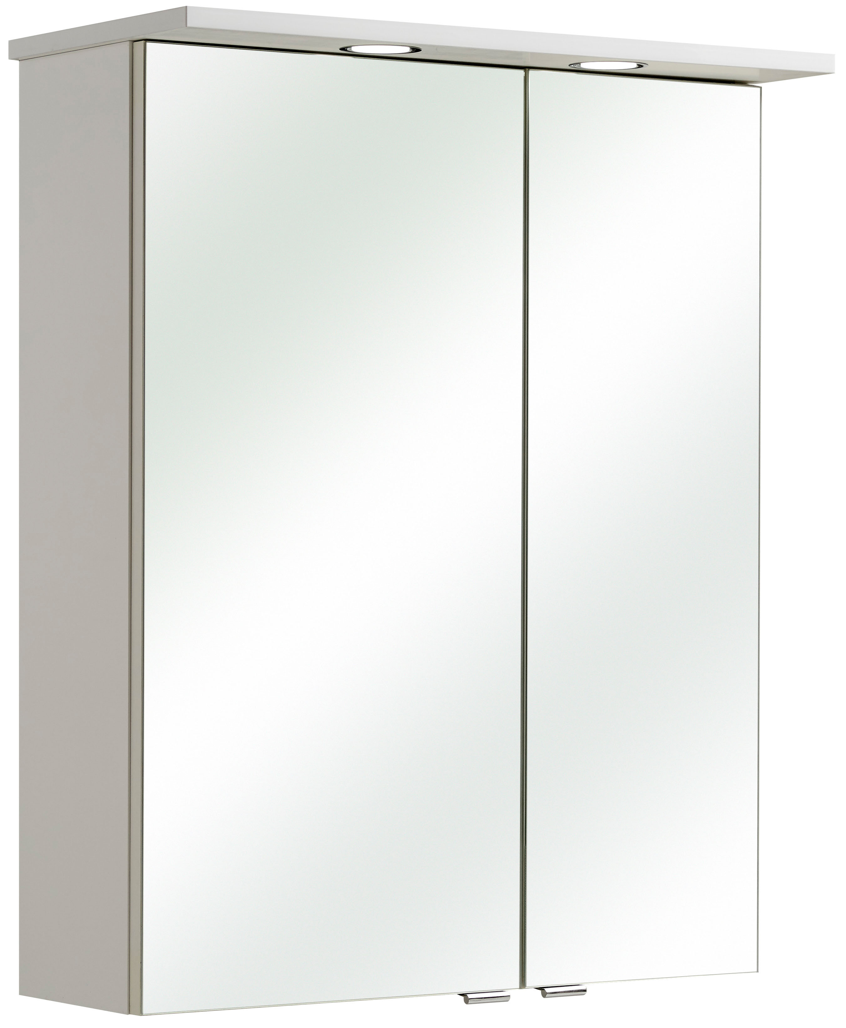 Saphir Spiegelschrank "mit 2 LED-Leuchten"