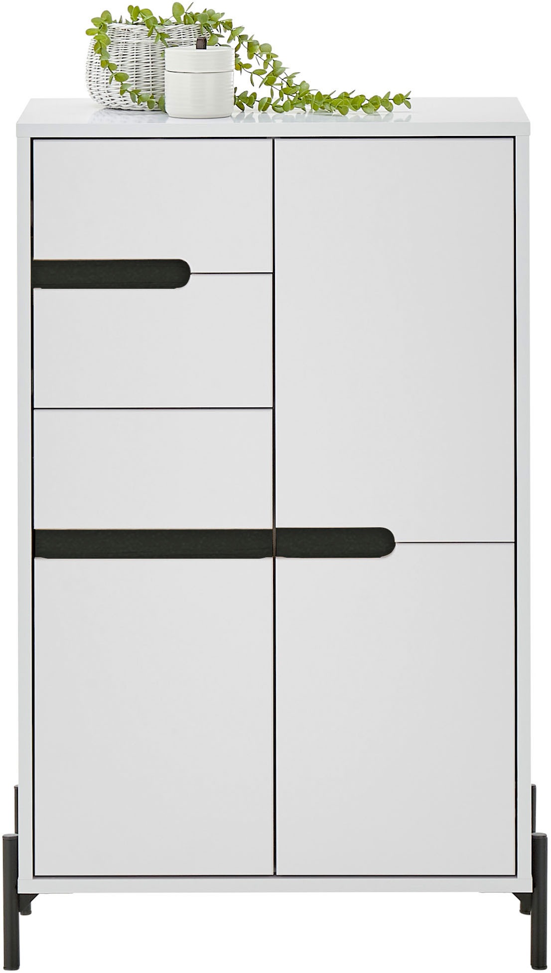 BASIC by Balculina Midischrank »Avanto B/H/T 60x100x35 cm« 1 Stk. tlg. Breite 60cm, Softclose für Türen, FSC-Mix 70%