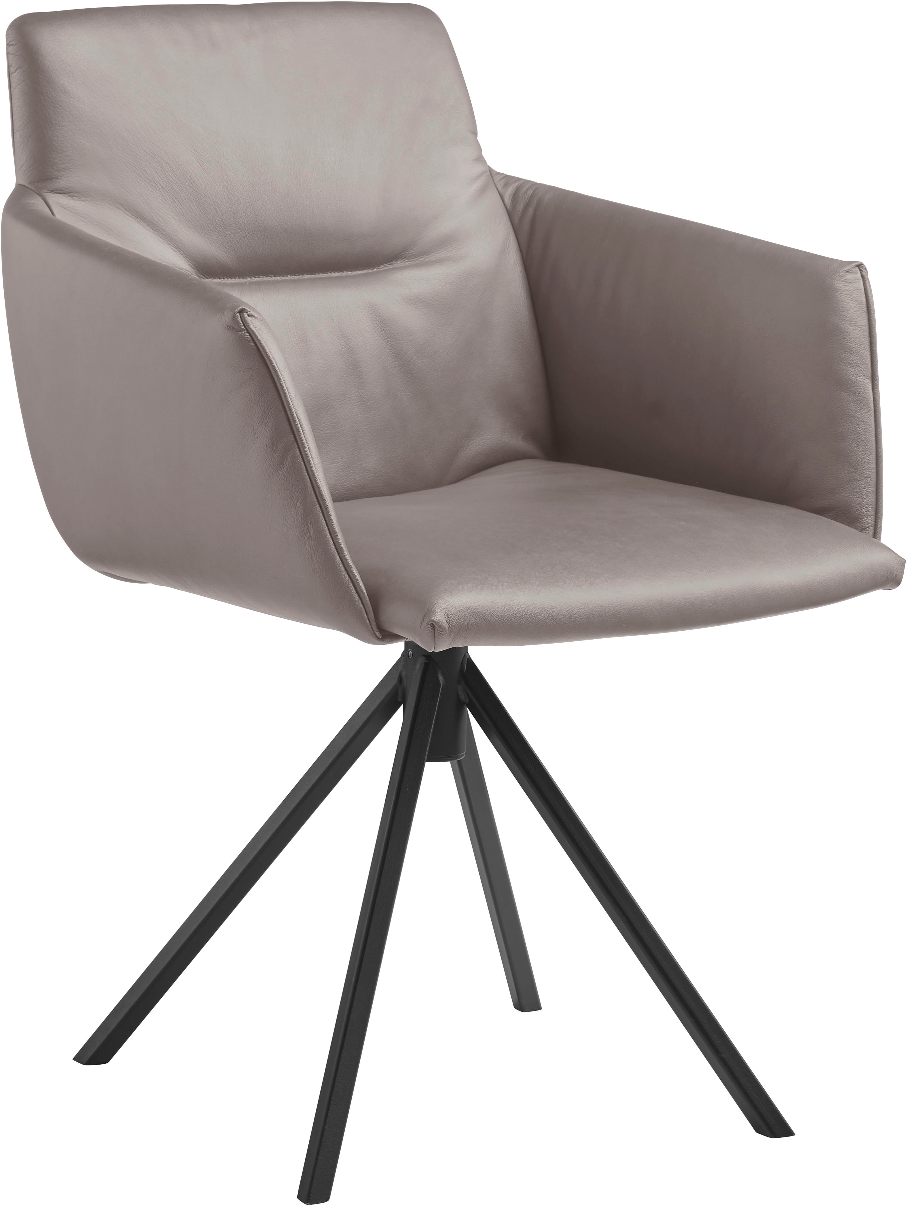 Musterring Polsterstuhl "JustB SP500" () 1 Stk.mit Armlehne, wahlweise mit Drehfunktion, Stativgestell in schwarz