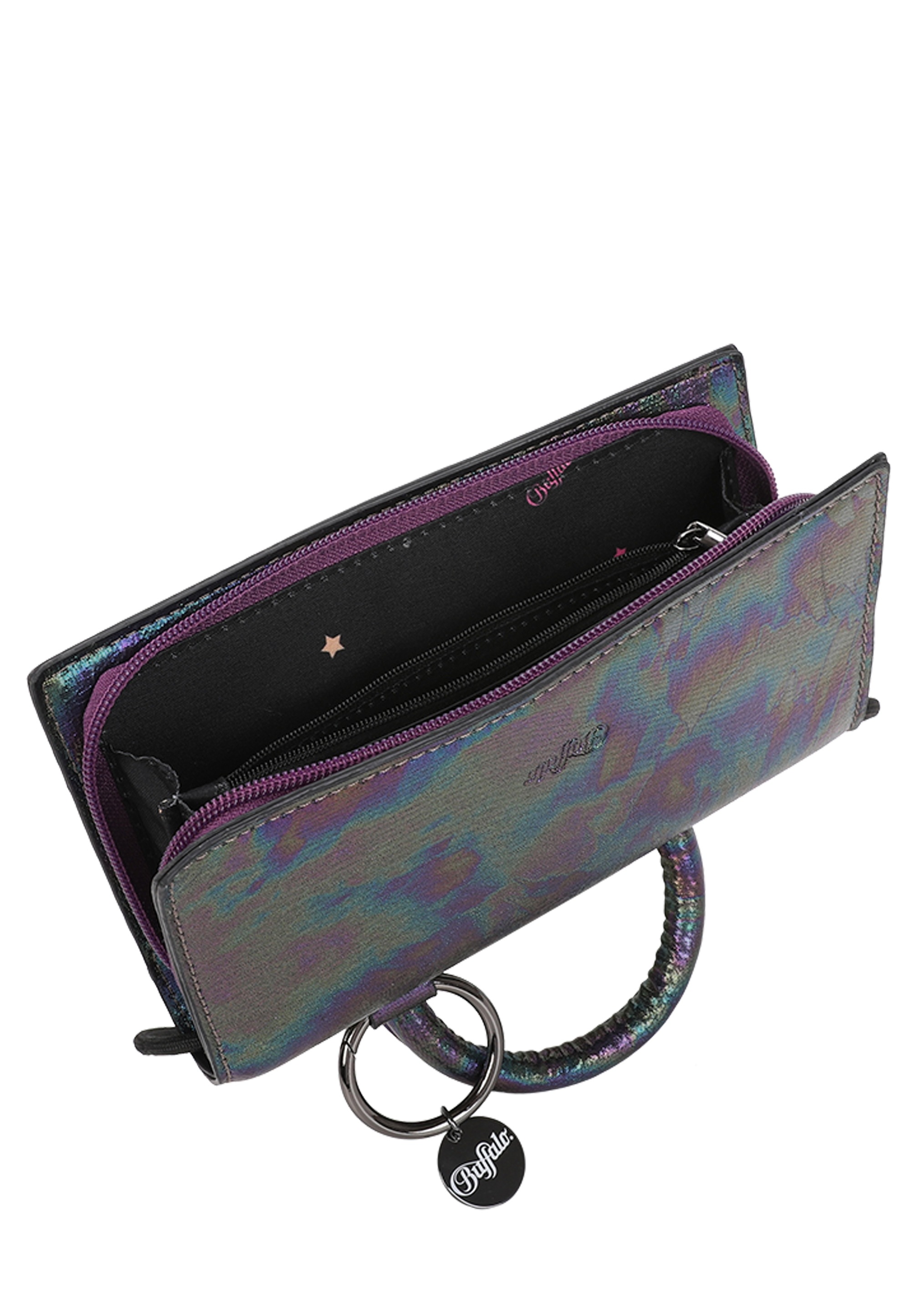 Buffalo Schultertasche »On String Oily«, mit schimmernder Optik