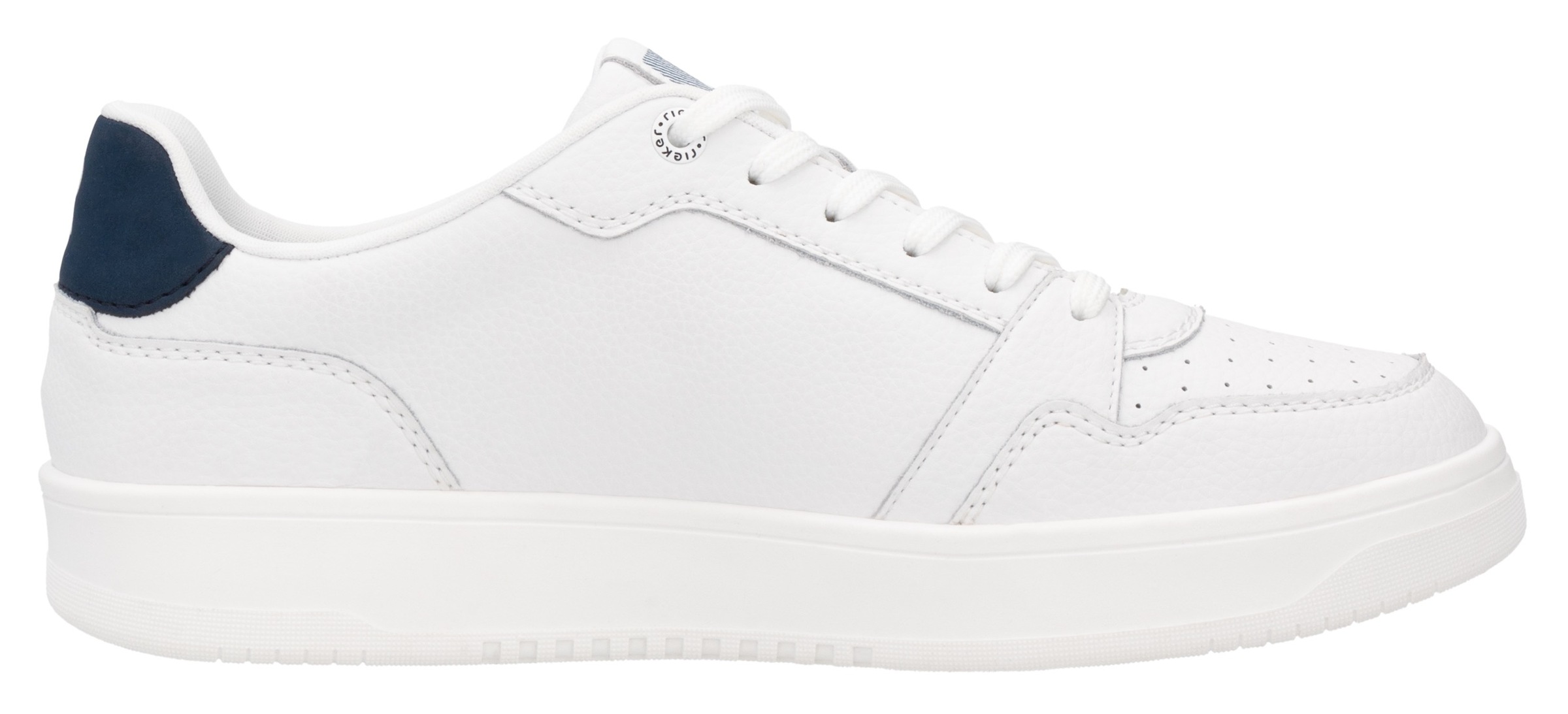 RIEKER Sport Sneaker, Schnürschuh, Freizeitsneaker, Halbschuh mit dezenter Perforation
