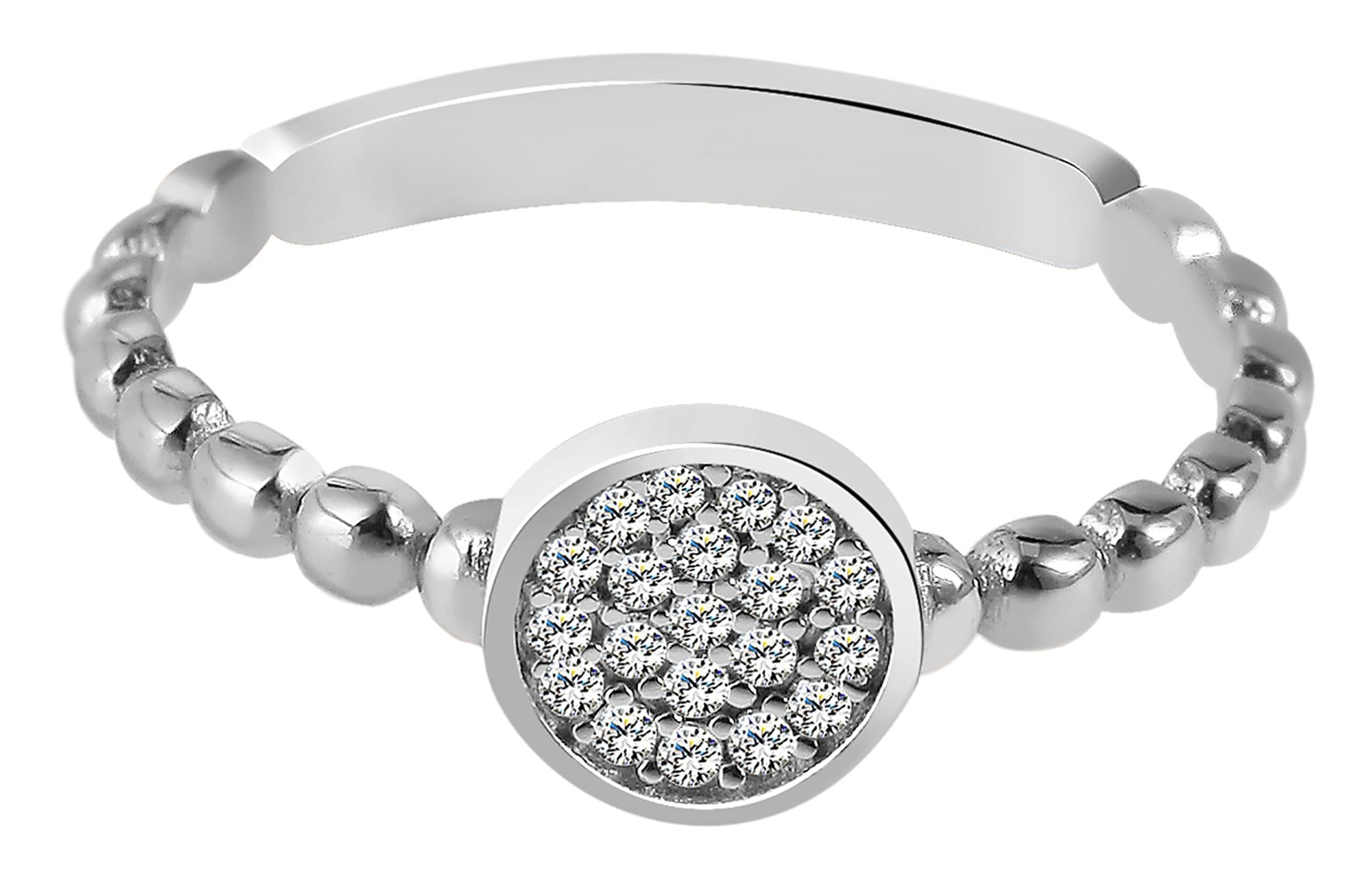Fingerring ADELIA´S "Damen Ring aus 925 Silber mit Zirkonia" Gr. 58, silber, Fingerringe, Damen, 58, Silber 925 (Sterlingsilber), Fingerring 5
