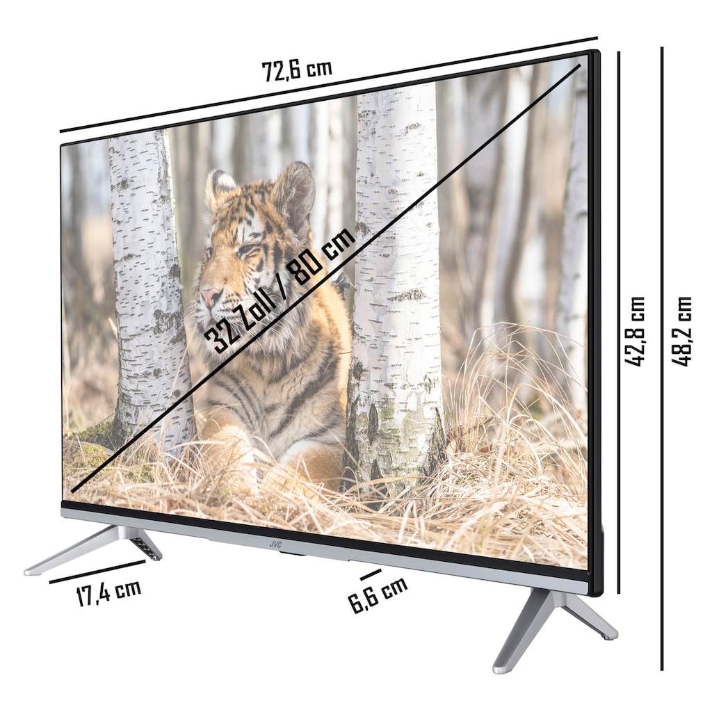 JVC LED-Fernseher »LT-32VFE5255«, 80 cm/32 Zoll, Full HD, Smart-TV