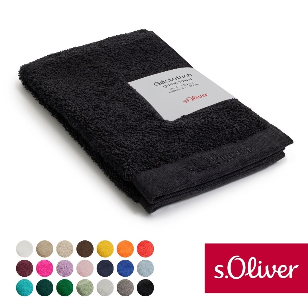 s.Oliver Gästehandtuch "s.Oliver, Premium Qualität, 600 gr/m², auch als Sets erhältlich" große Farbauswahl, auch als Duschtuch, Waschhandschuh, Handtuch