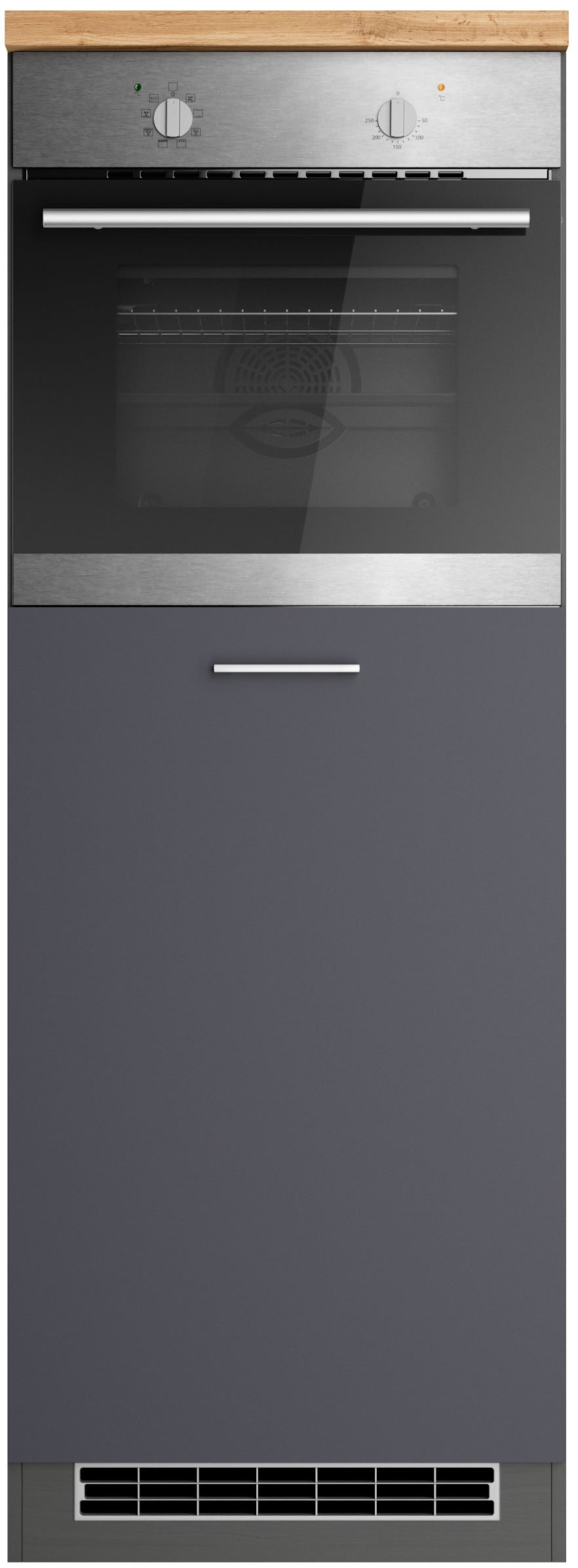 KOCHSTATION Backofen/Kühlumbauschrank »KS-Milan«, HELD Möbel, Ofen-/Kühlschrankumbau 60 cm, matt oder hochglänzend