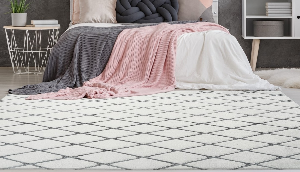 my home Teppich "Tilana" rechteckig 20 mm Höhe retro, Wohnzimmer günstig online kaufen