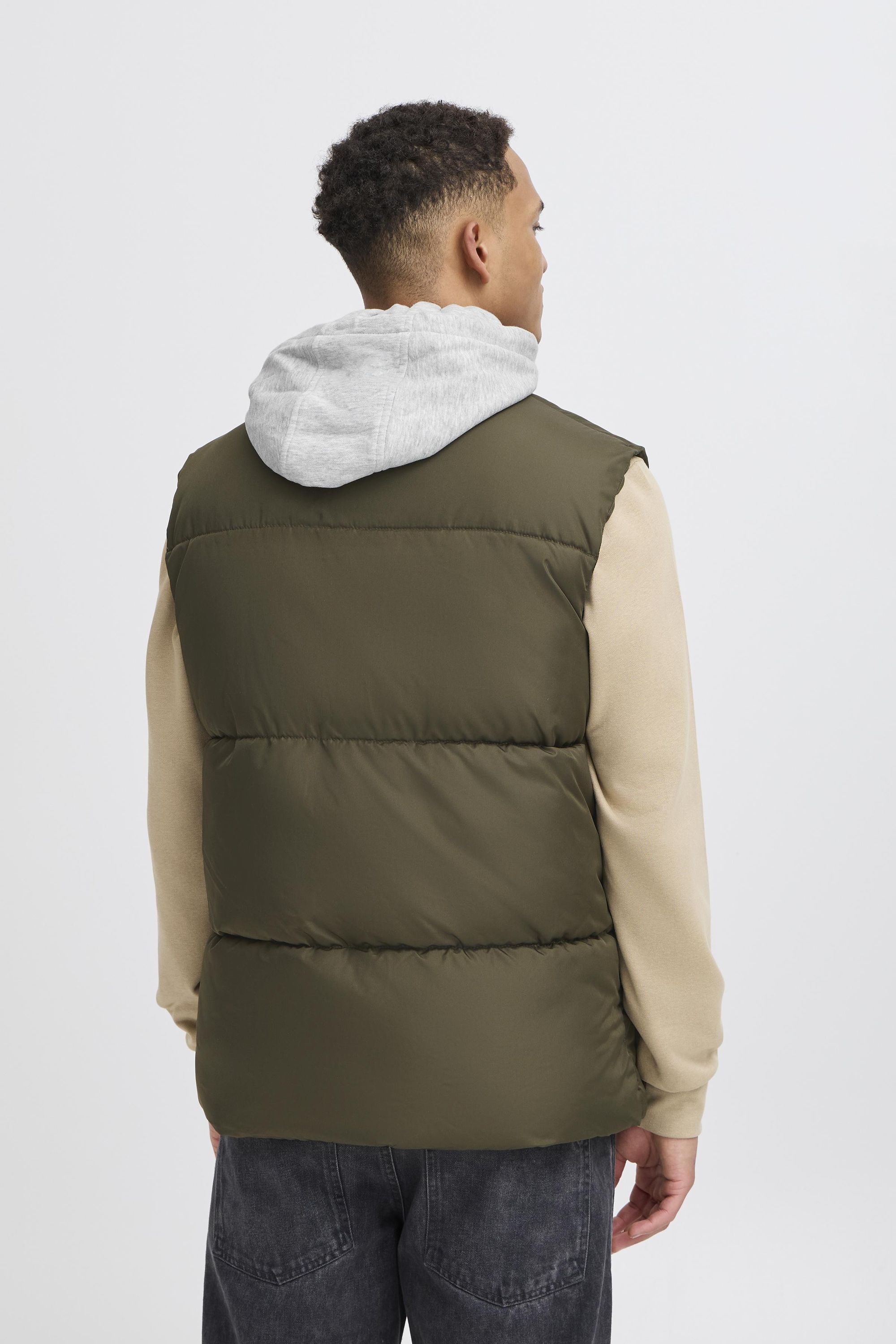 Steppweste BLEND "BHElwin", Herren, Gr. XXL, forest night, Steppware, 100% Polyester, unifarben, Basic, normal normal, Westen Steppweste, Stilvolle Basic Steppweste mit Taschen 6