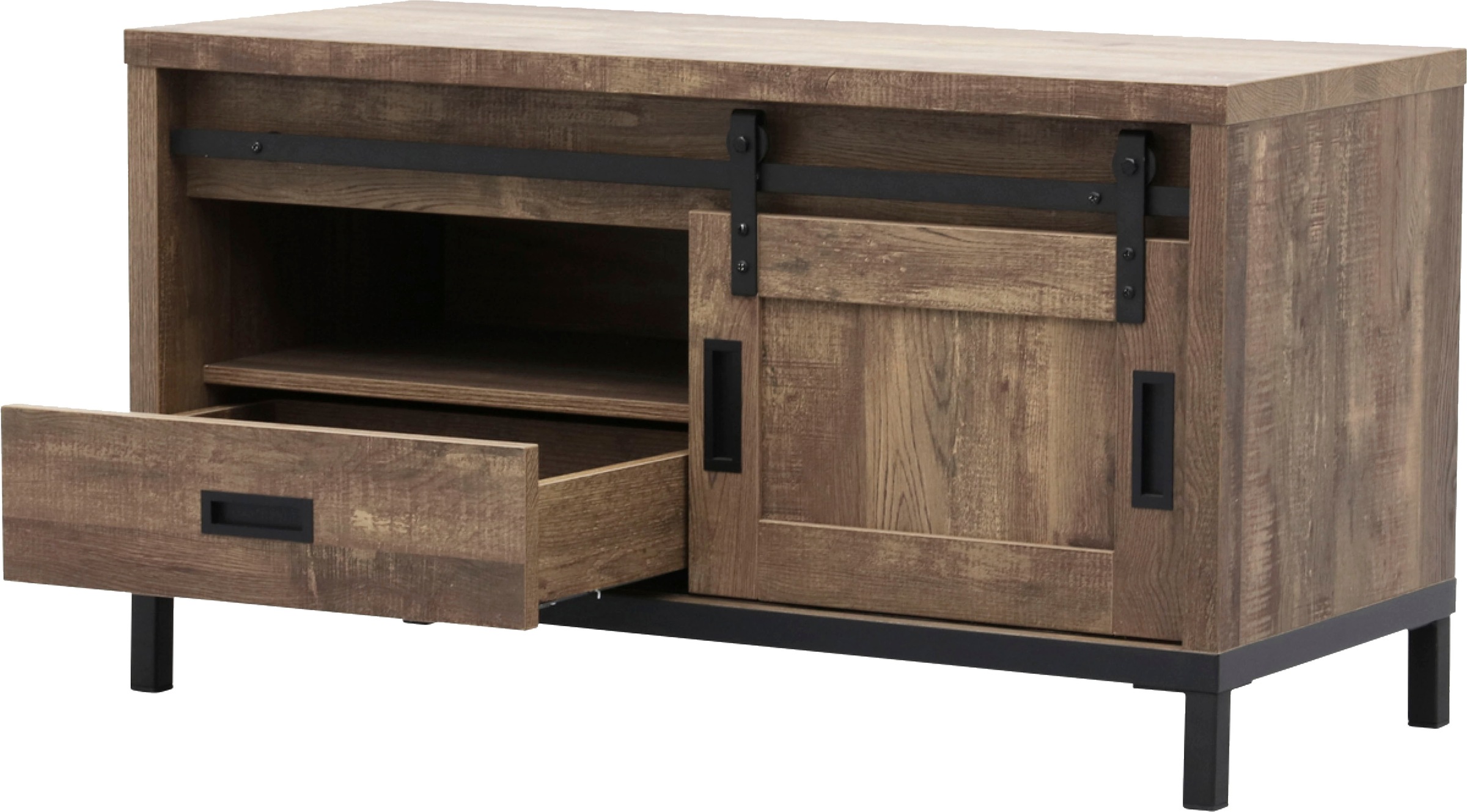 OMG Design TV-Schrank »Stanley Lowboard«, mit Schiebetür, Breite 120 cm, in zwei Breiten