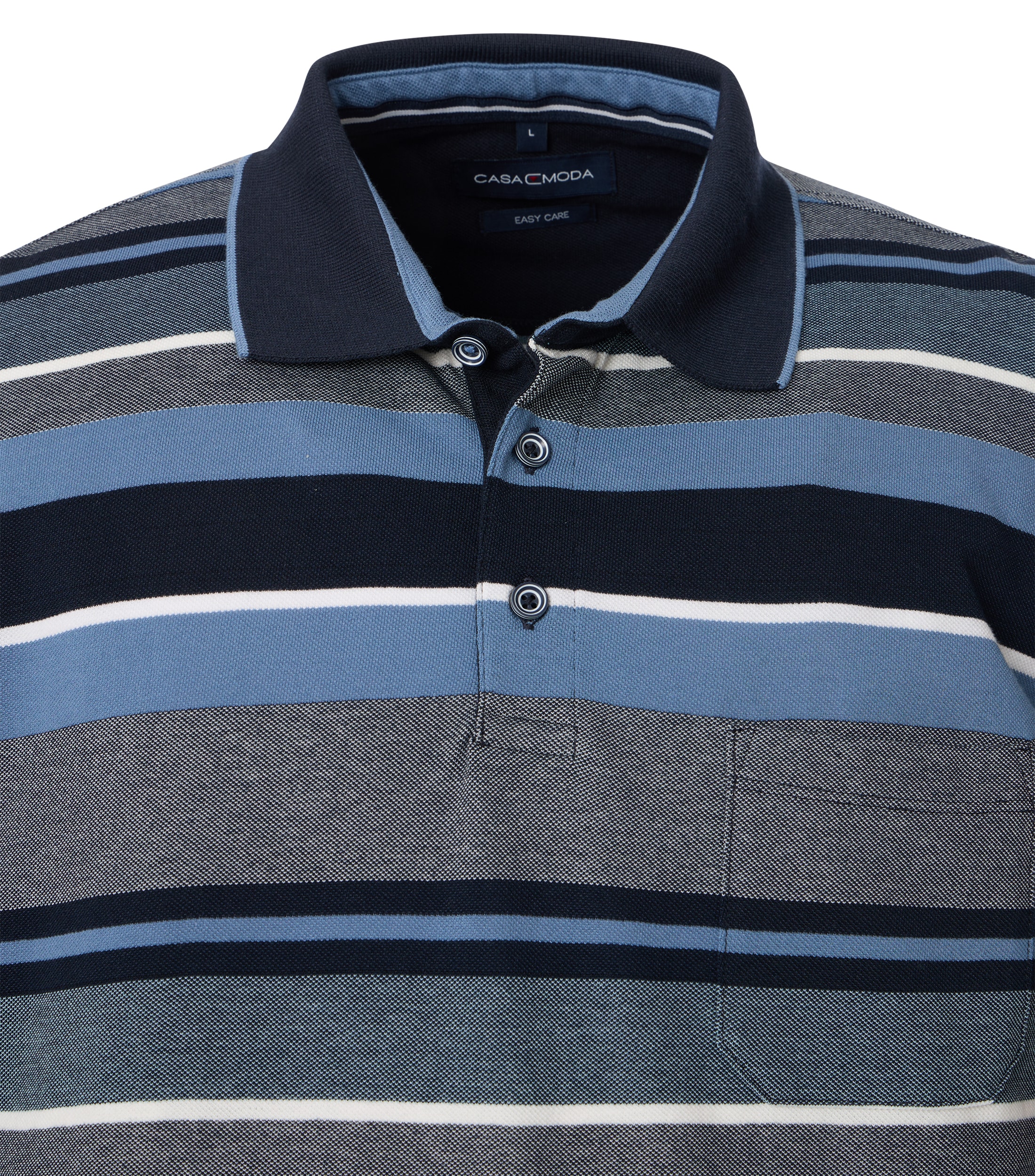 CASAMODA Poloshirt »CASAMODA Polo-Shirt gestreift«