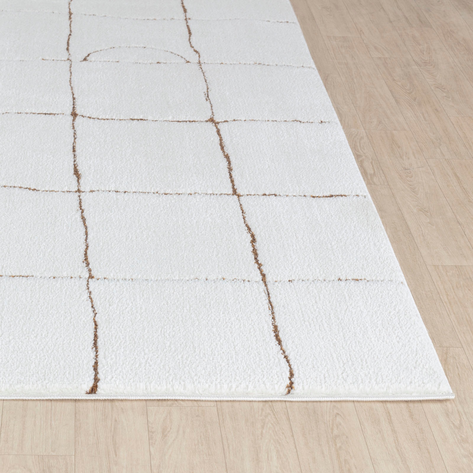 Livabliss Teppich »INCHON«, rechteckig, 14 mm Höhe, Skandi Design, Modern Boho Kurzflor Wohnzimmerteppich, Schlafzimmer
