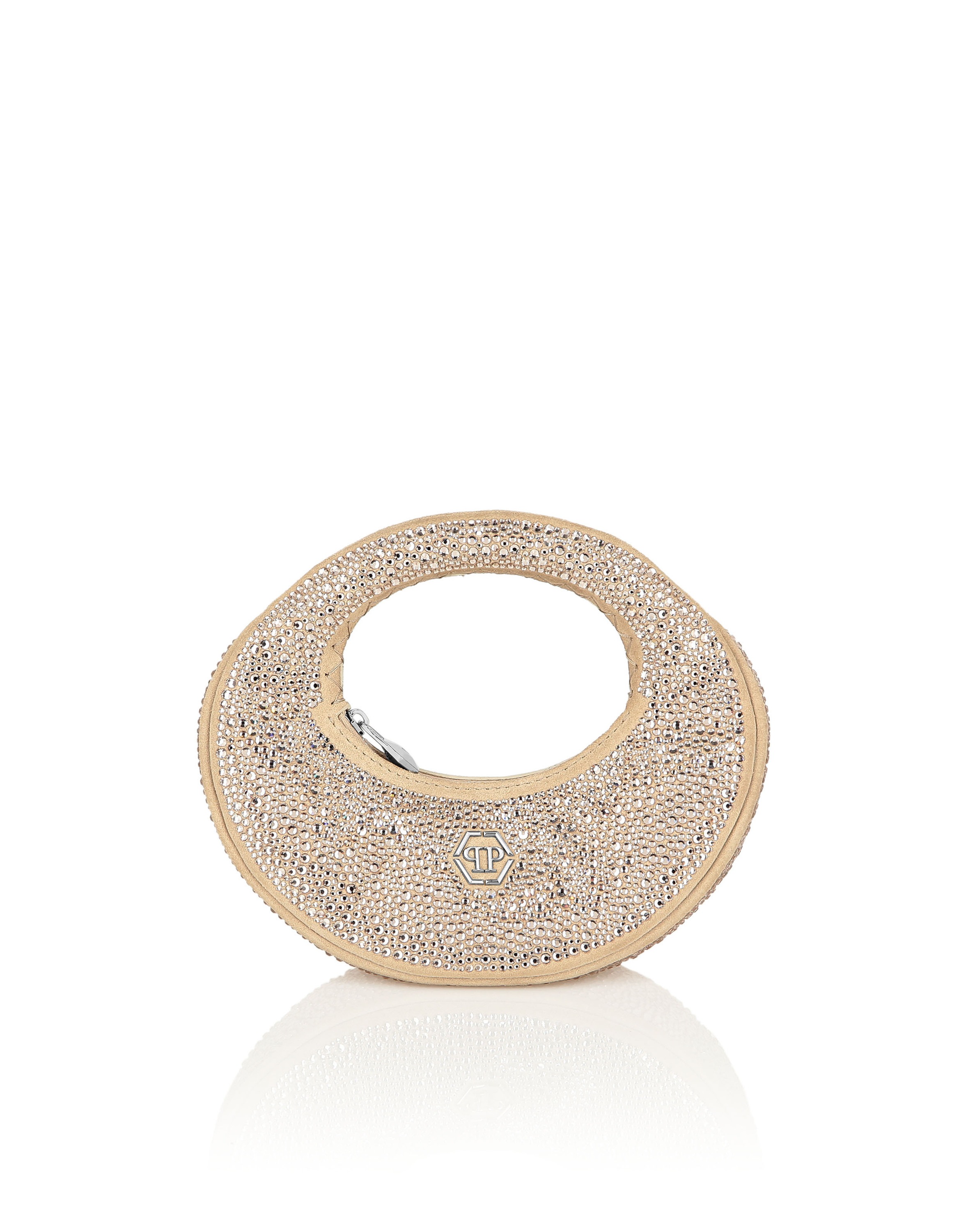 PHILIPP PLEIN Damen Handtasche "Verziert"06, beige, Taschen