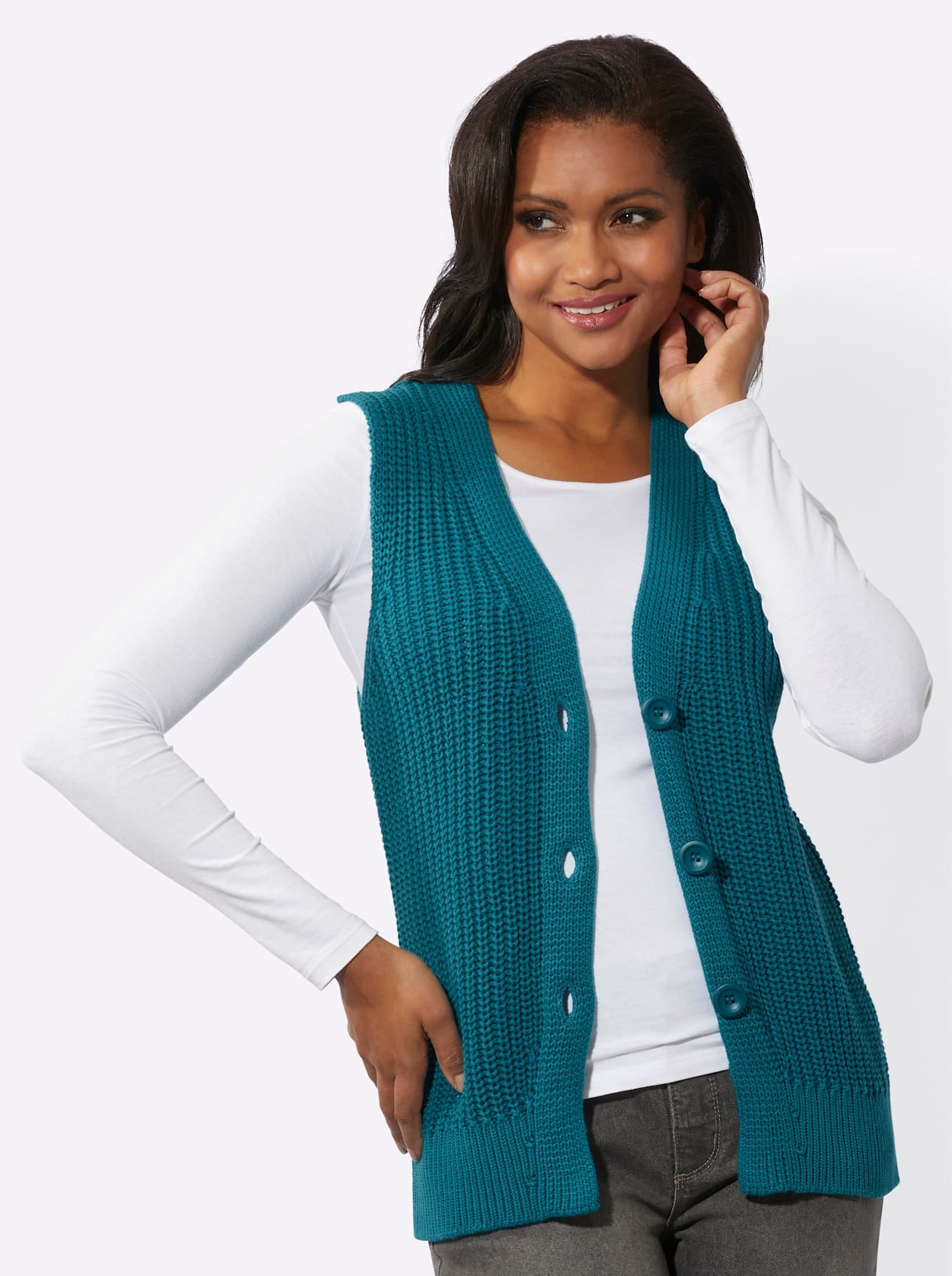 Inspirationen Strickweste günstig online kaufen