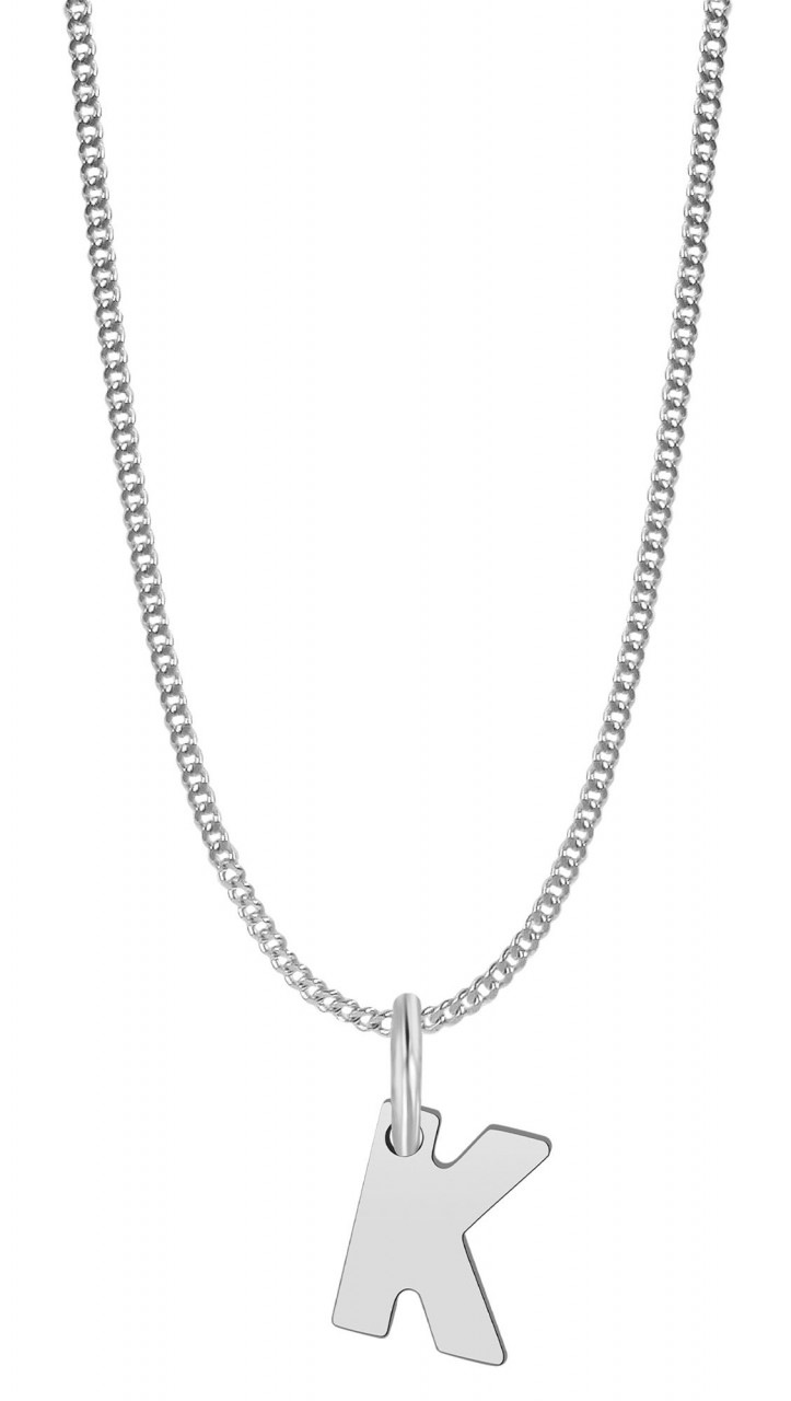 Adelia´s Kettenanhänger »trendiger Buchstabe Anhänger aus 925 Sterling Silber«