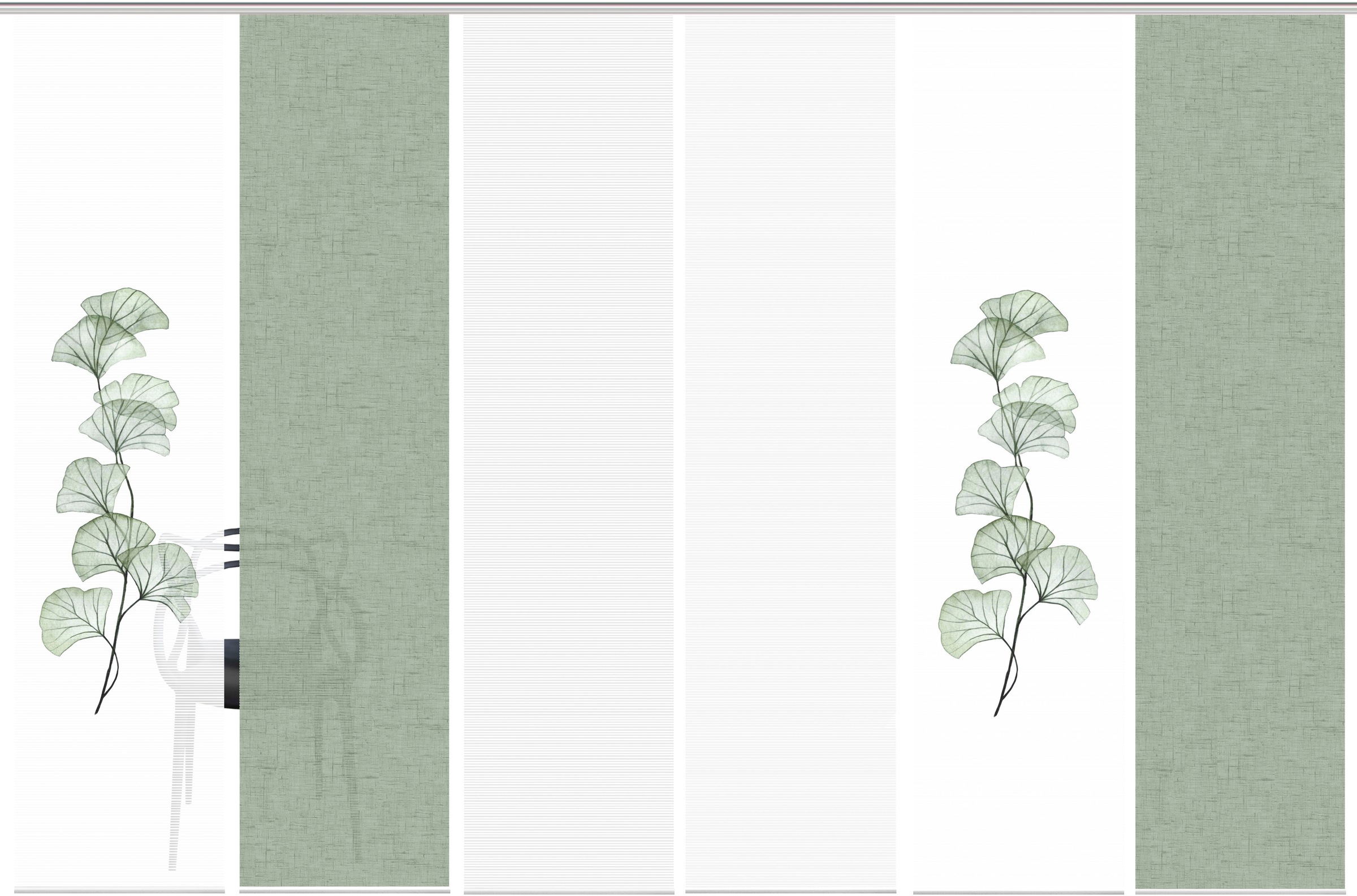 Vision S Schiebegardine "BERTO 6er SET" Paneelwagen 6 Stk. tlg. Schiebevorh günstig online kaufen