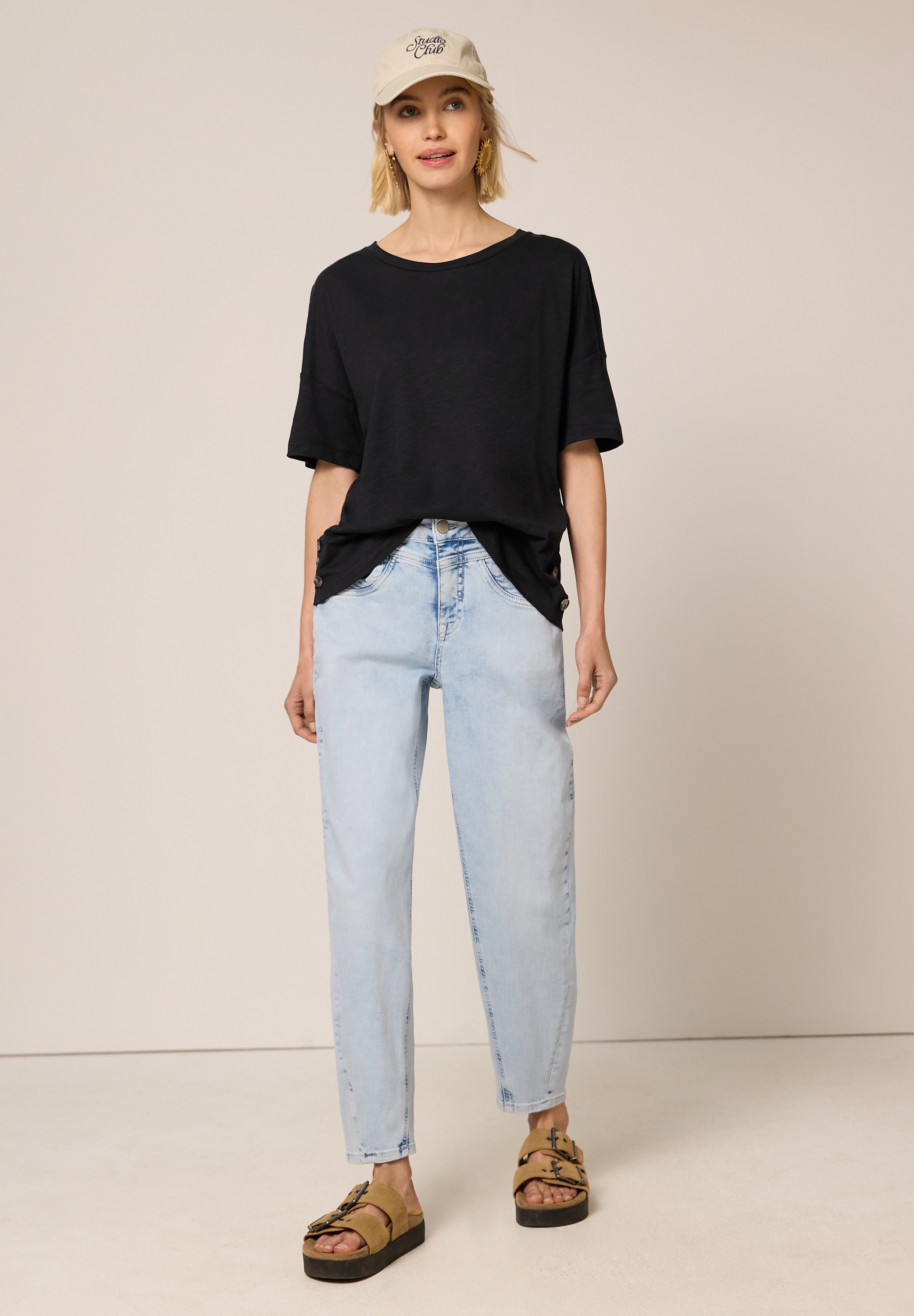 STREET ONE STUDIO T-Shirt unifarben