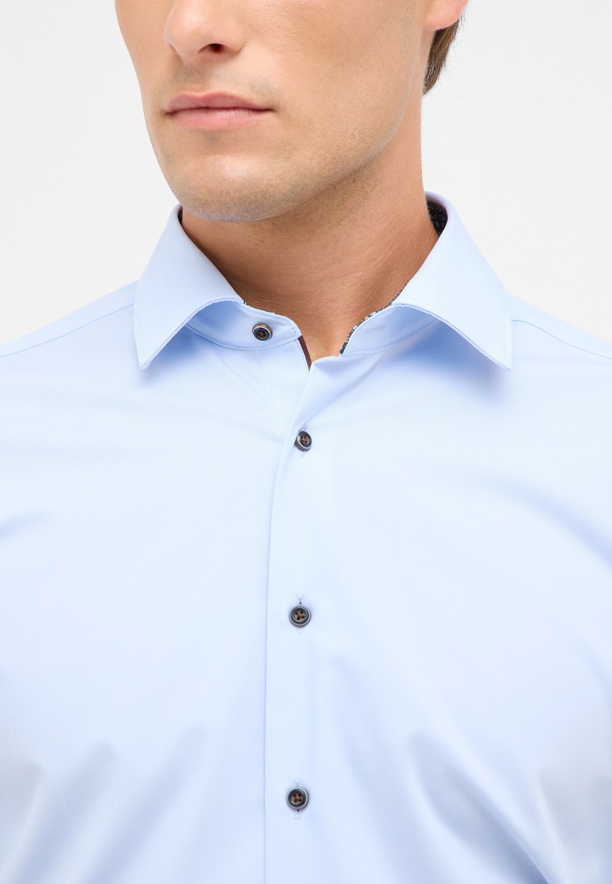 Thumbnail - Eterna Langarmhemd "SLIM FIT" NON IRON (bügelfrei)