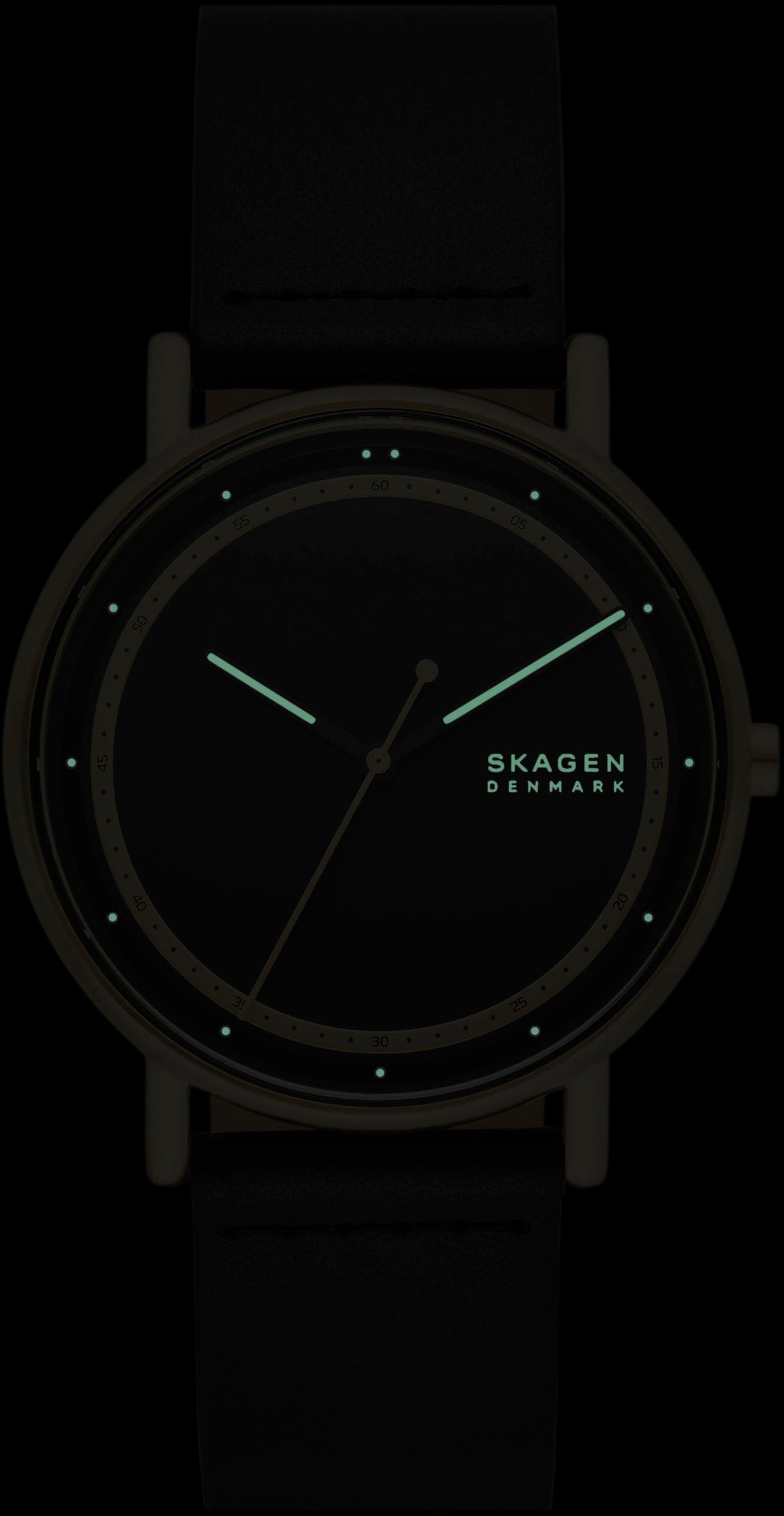 Skagen Quarzuhr »SIGNATUR, SKW6897«, Armbanduhr, Herrenuhr, analog