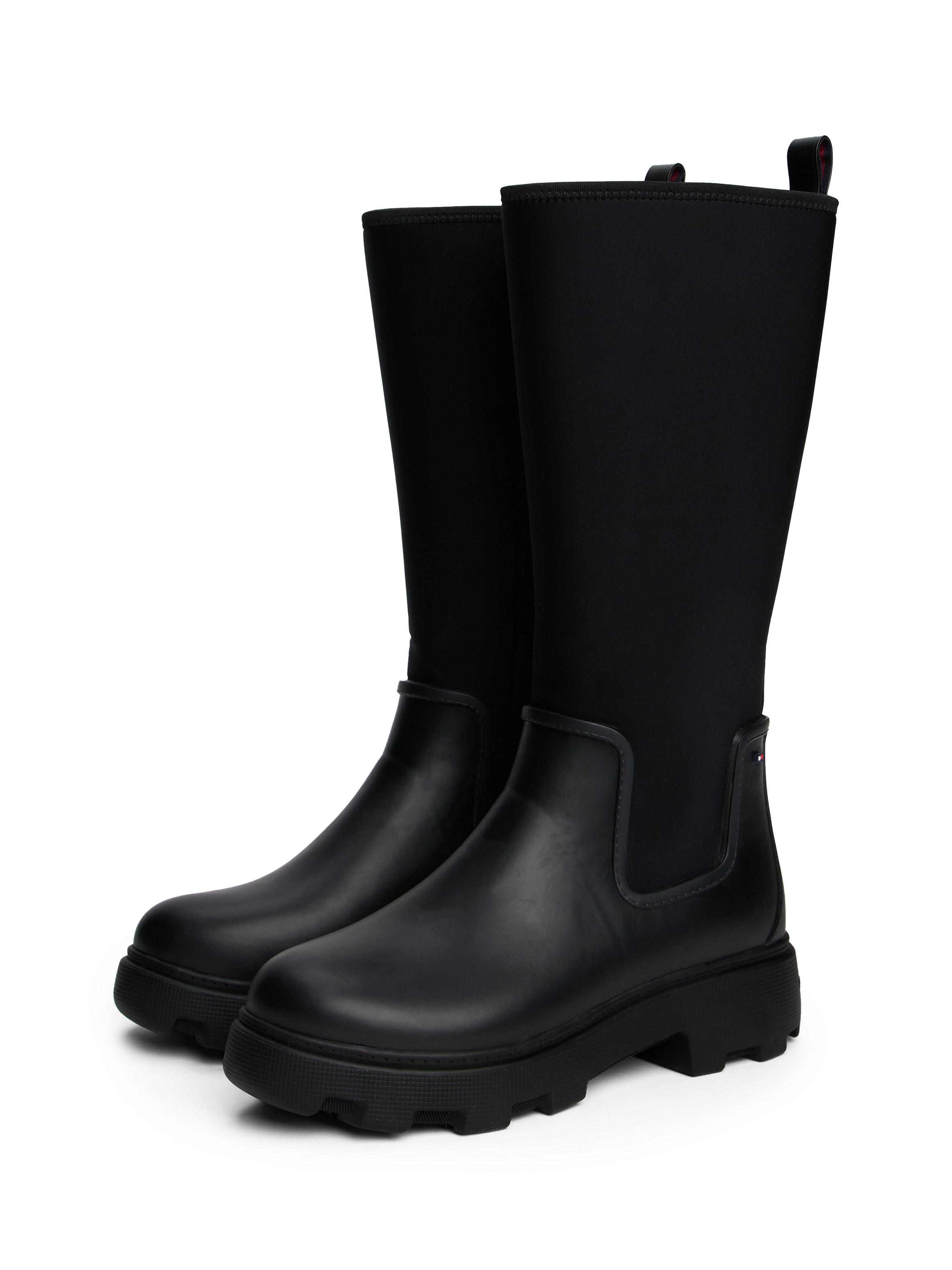 Tommy Hilfiger Gummistiefel "FLAG LONG RAINBOOT WARM LINING", Blockabsatz, günstig online kaufen
