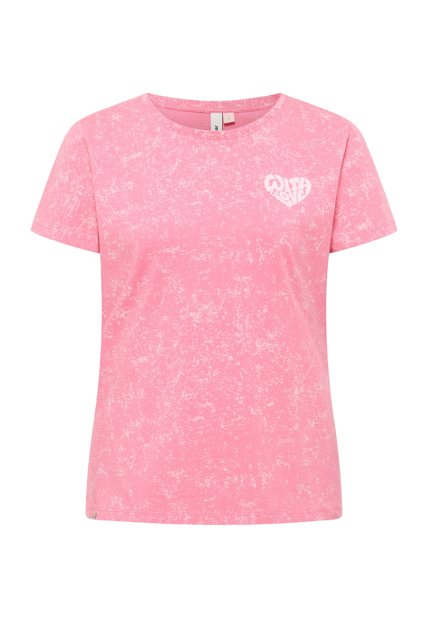 Ragwear Kurzarmshirt »MINTTA PRINT« Klassischer Fit aus Baumwolle  in ausgewaschener Optik mit Herz-Print