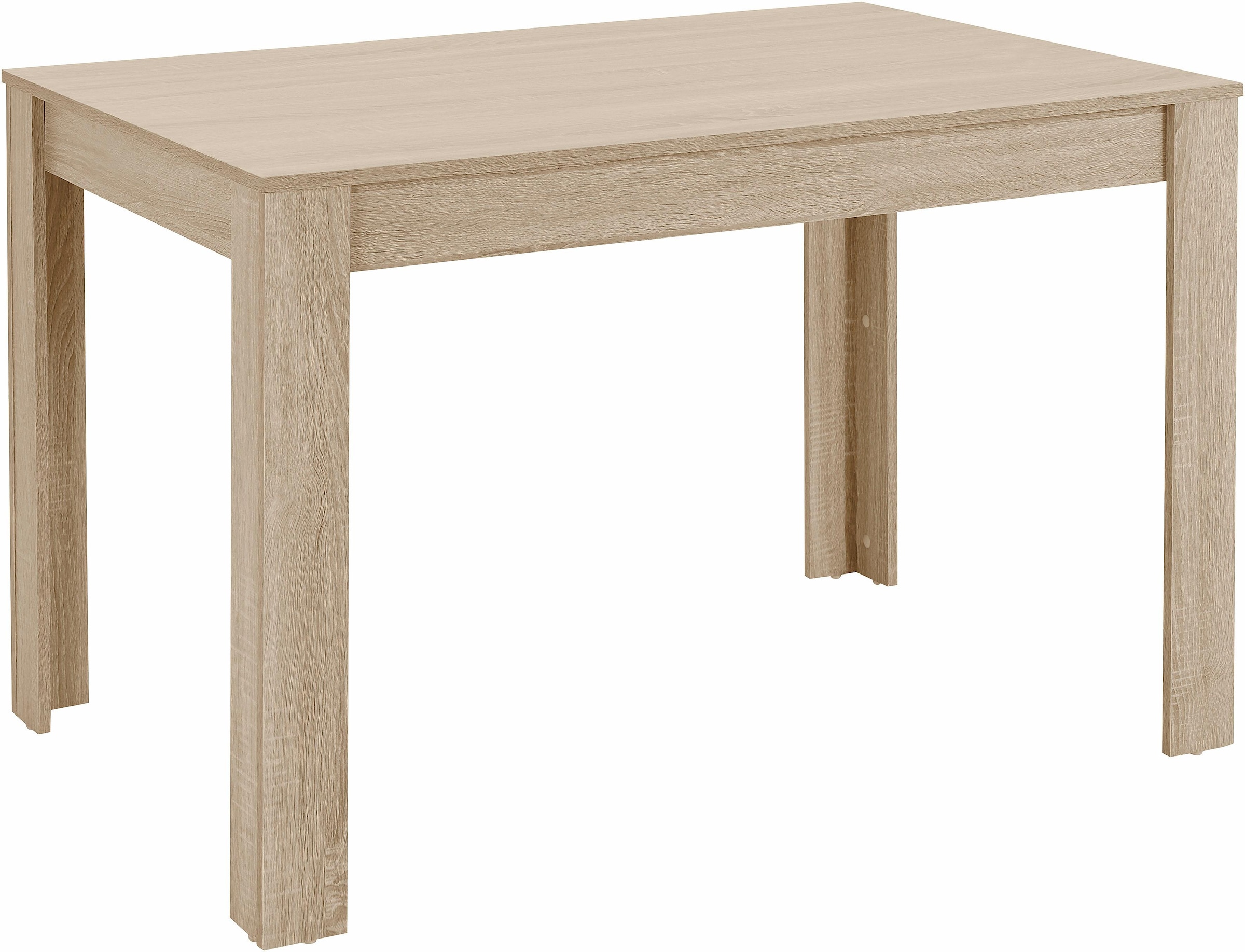 INOSIGN Essgruppe, (Set, 5 tlg.), Tischbreite 120 cm in eichefarben sägerau